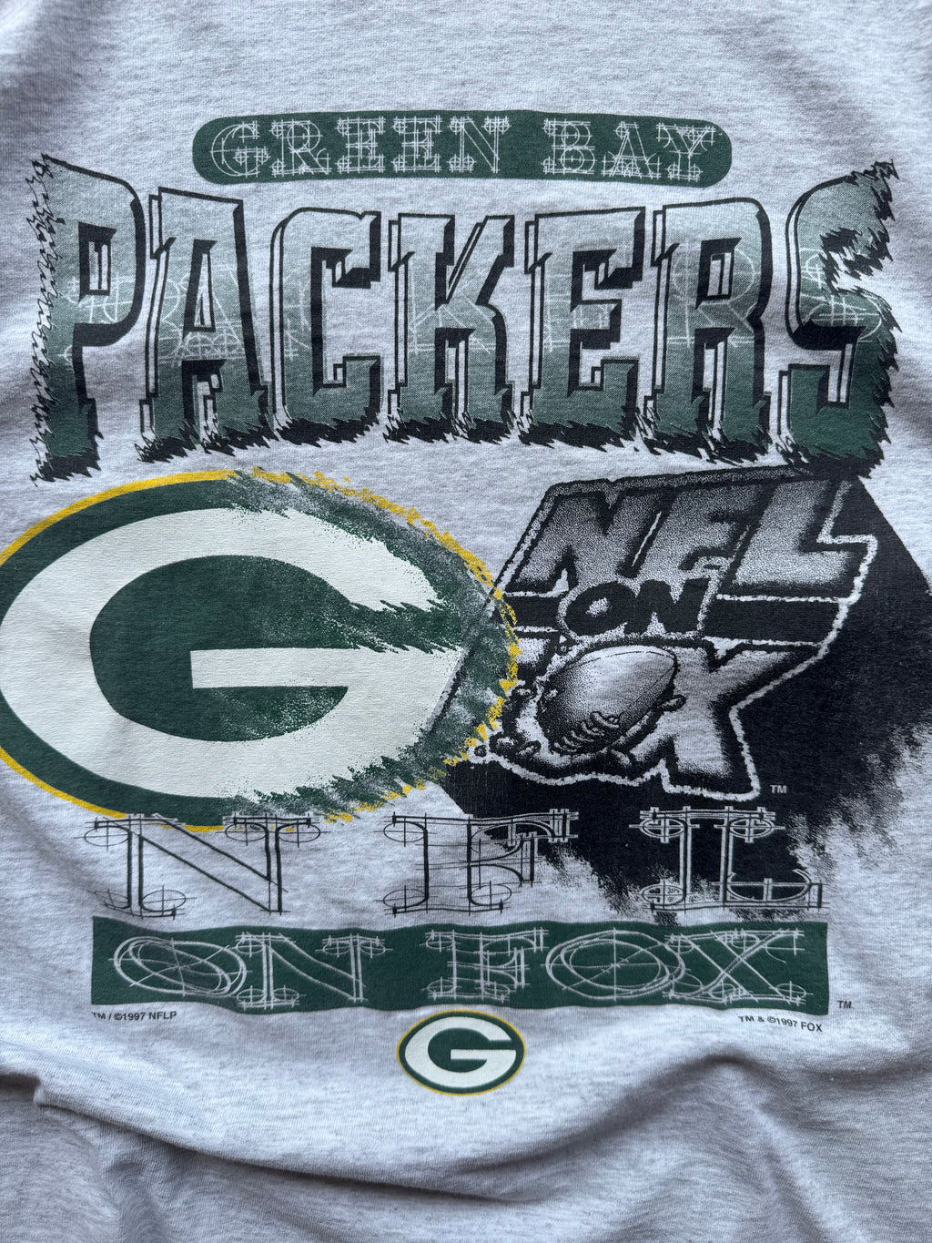 (S) 90s Green Bay Packers NFL on Fox Tee