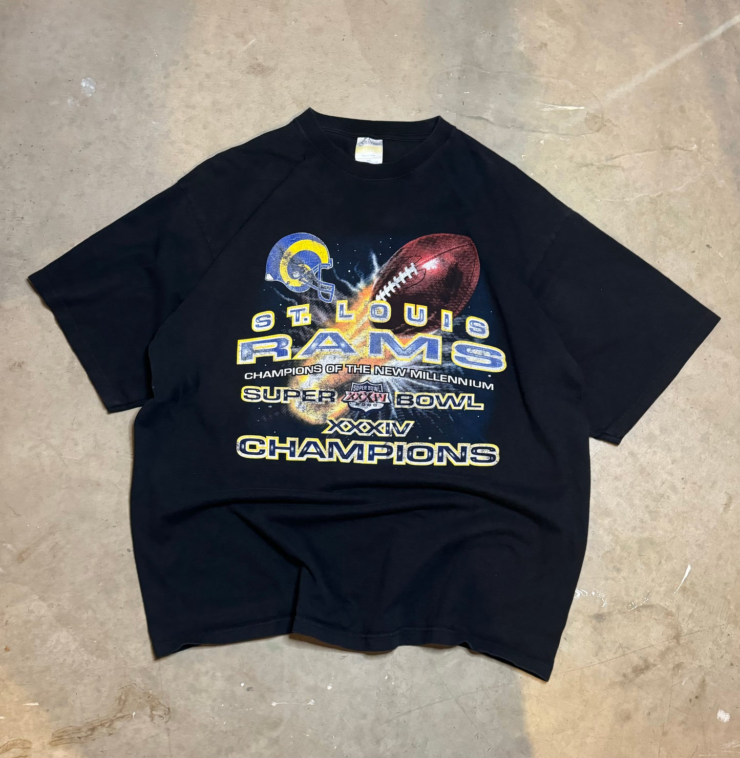 XXL-00s St. Louis Rams Vintage Tee