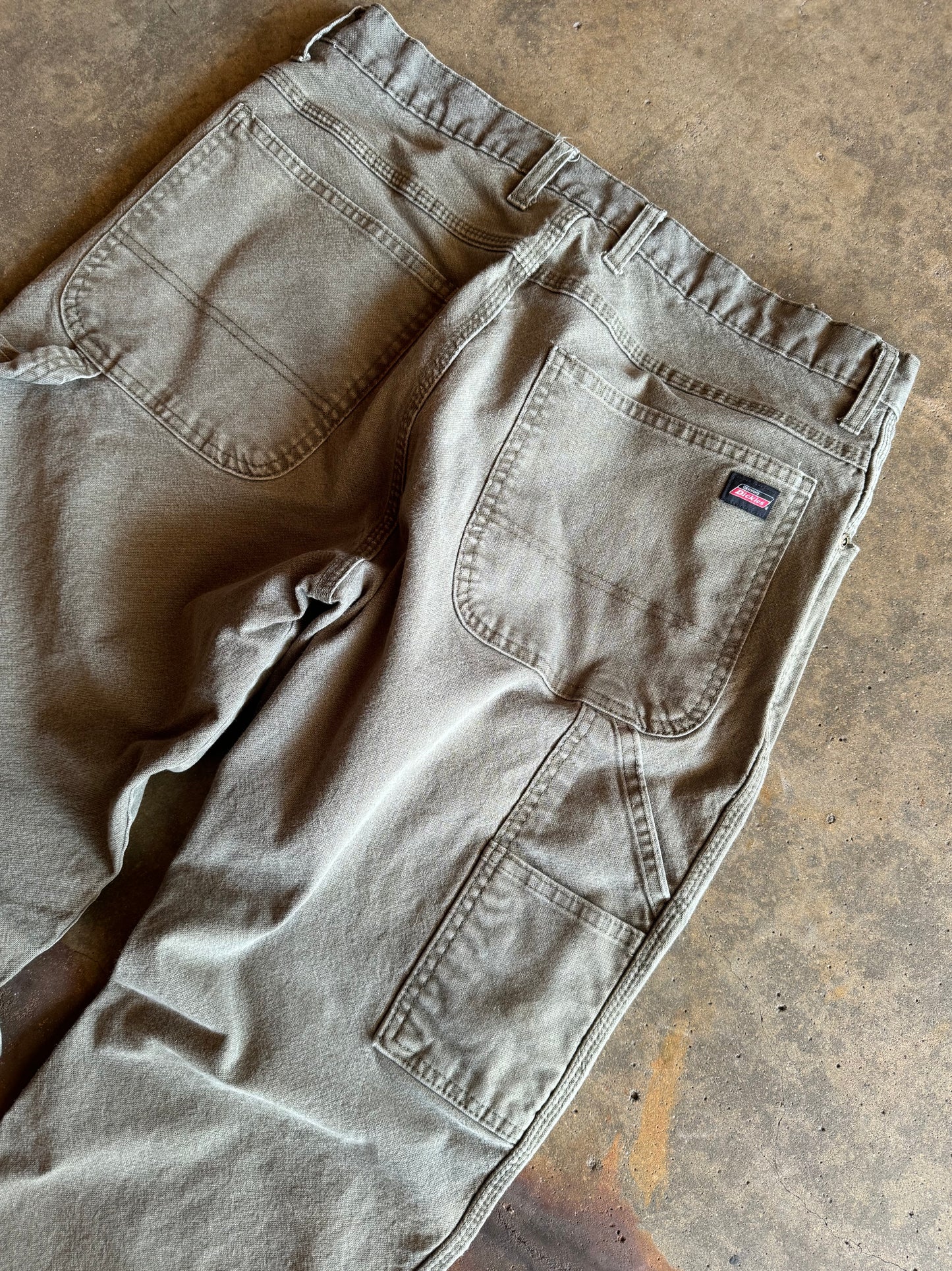 34 - Olive Green Faded Carhartt Carpenter Pants