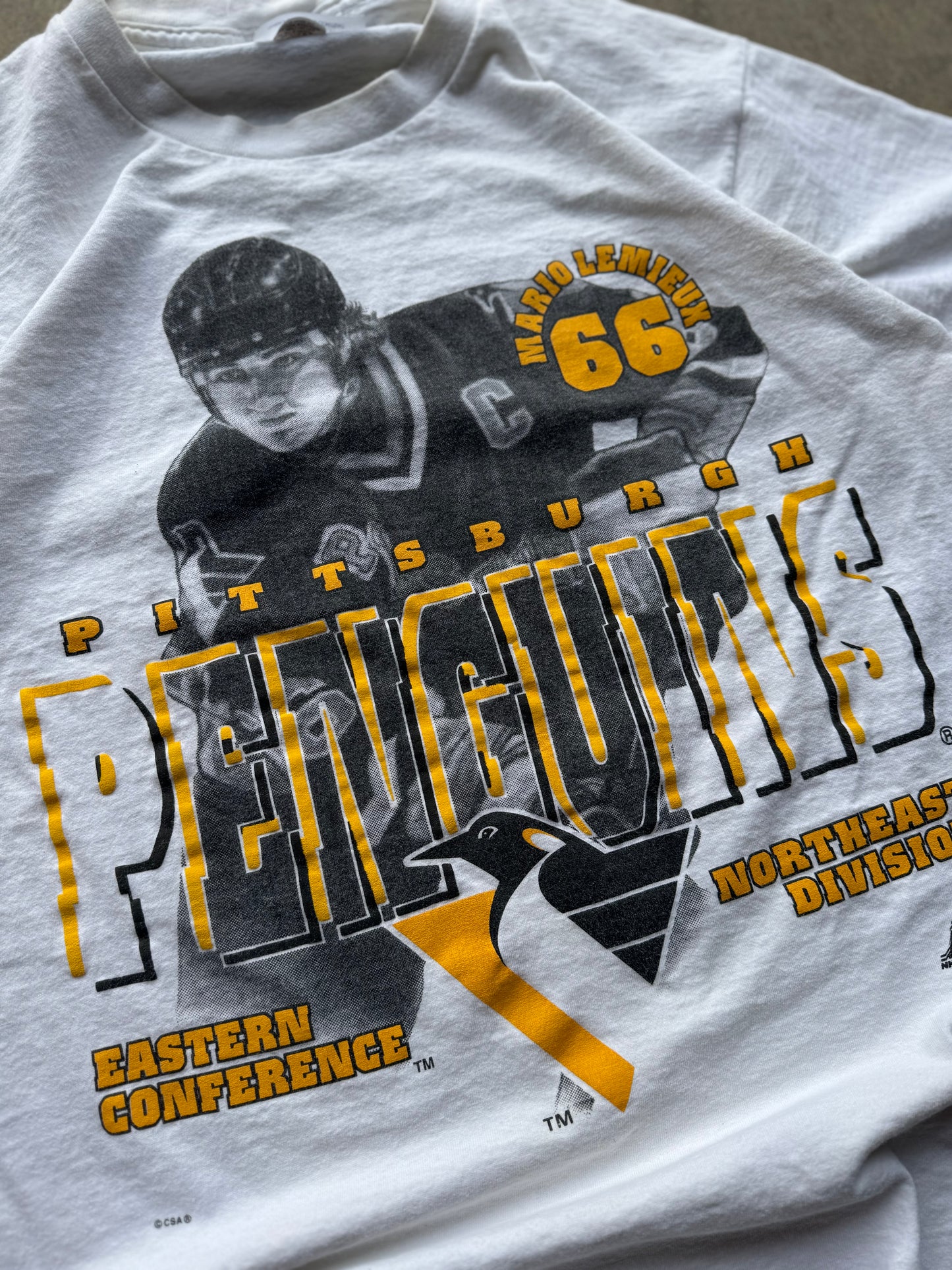 M - Vintage Pittsburgh Penguins ‘Mario Lemieux’ Tee