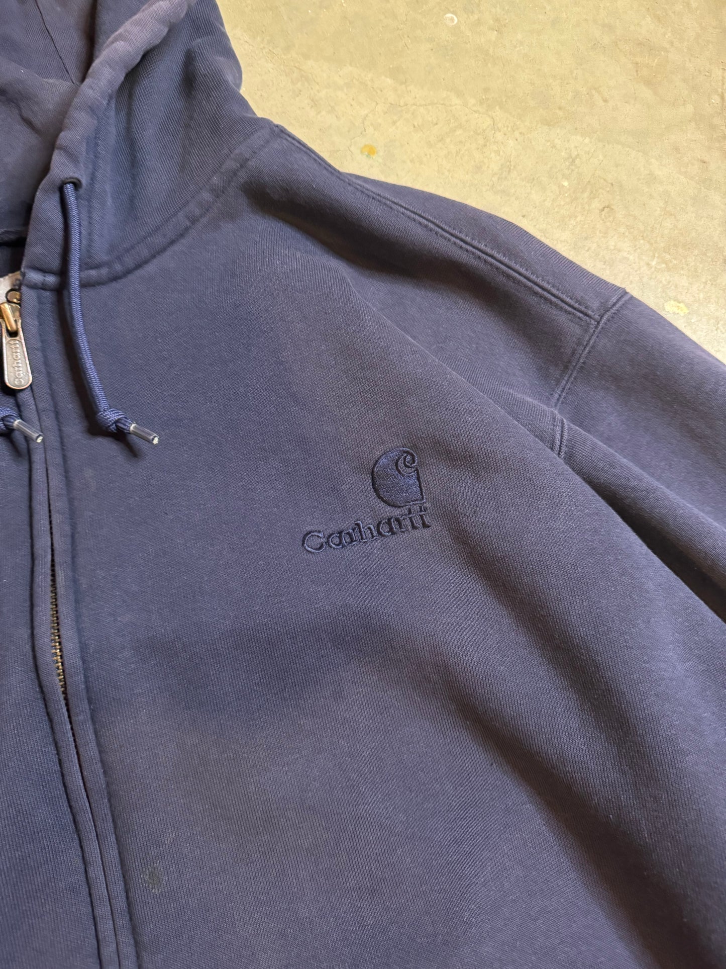 XL - Vintage Carhartt Zip-up Hoodie