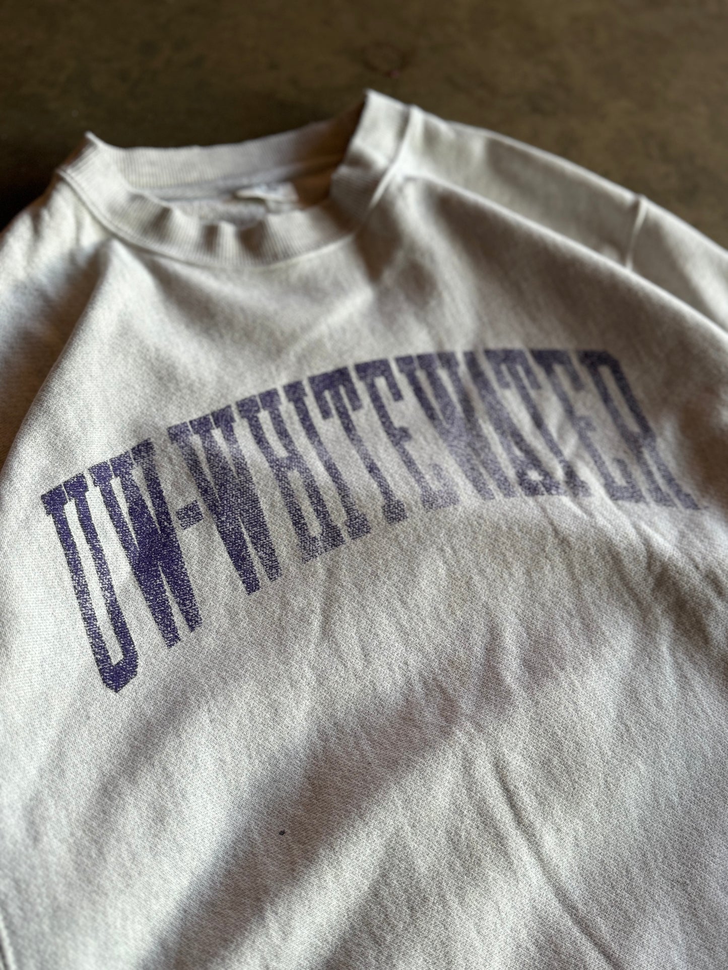 M - Vintage UW-Whitewater Crewneck