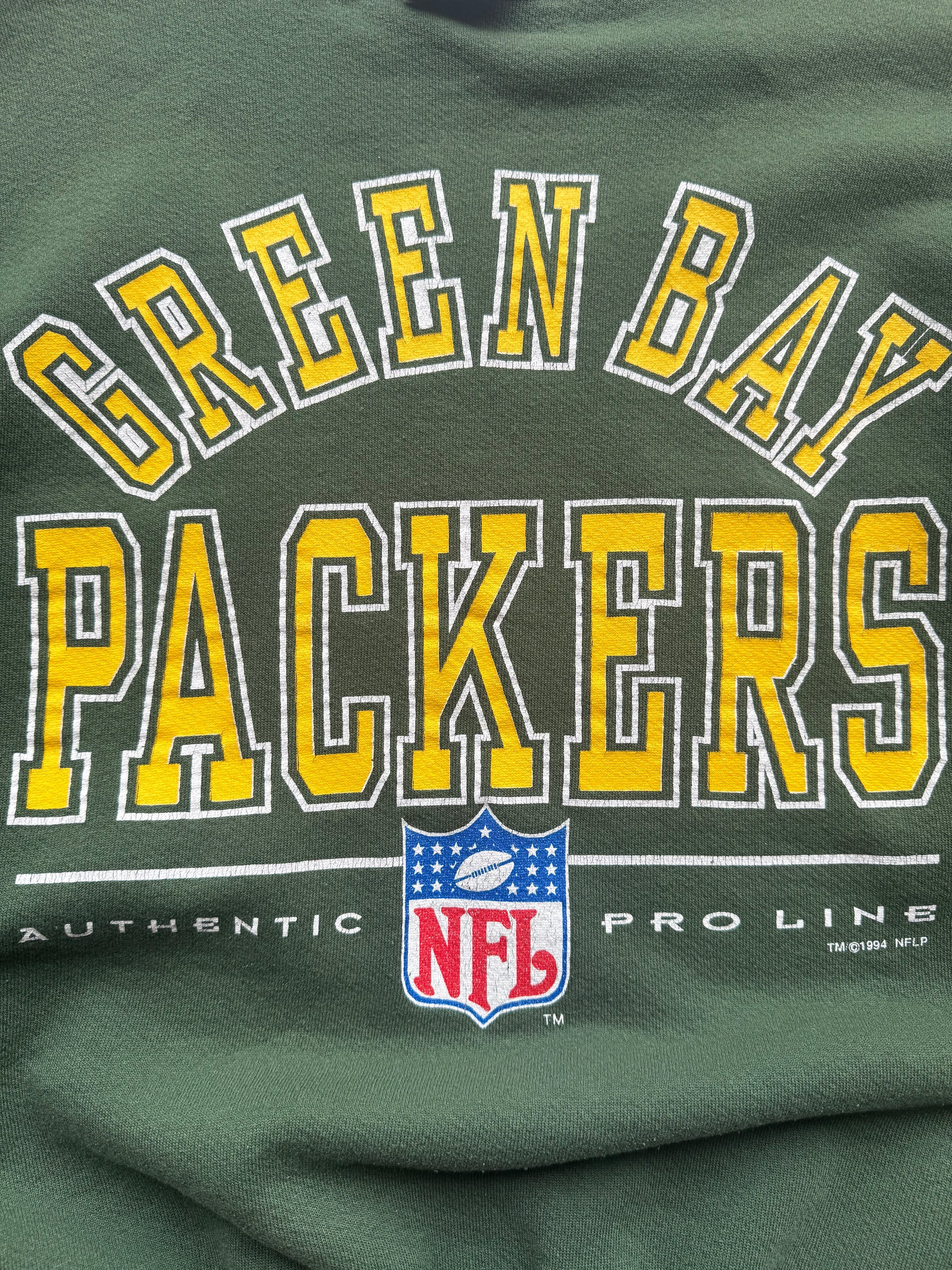 (L) 90s Green Bay Packers Pro Line Crewneck