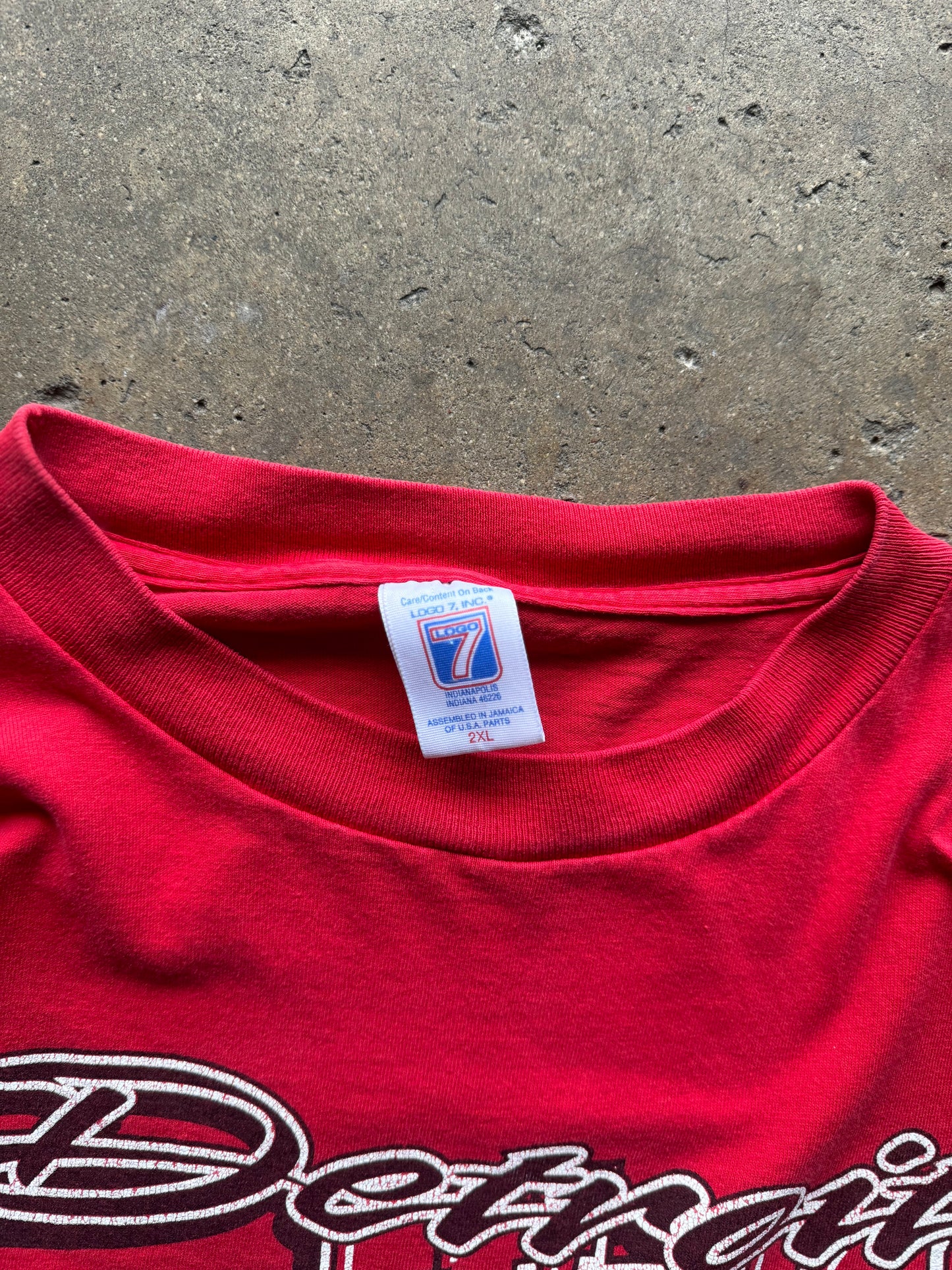 XXL - Vintage Detroit Red Wings Logo 7 Tee