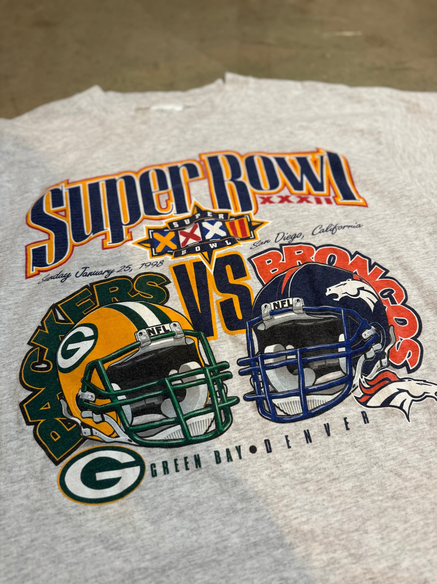 XL-90s Green Bay Packers Super Bowl Vintage Tee