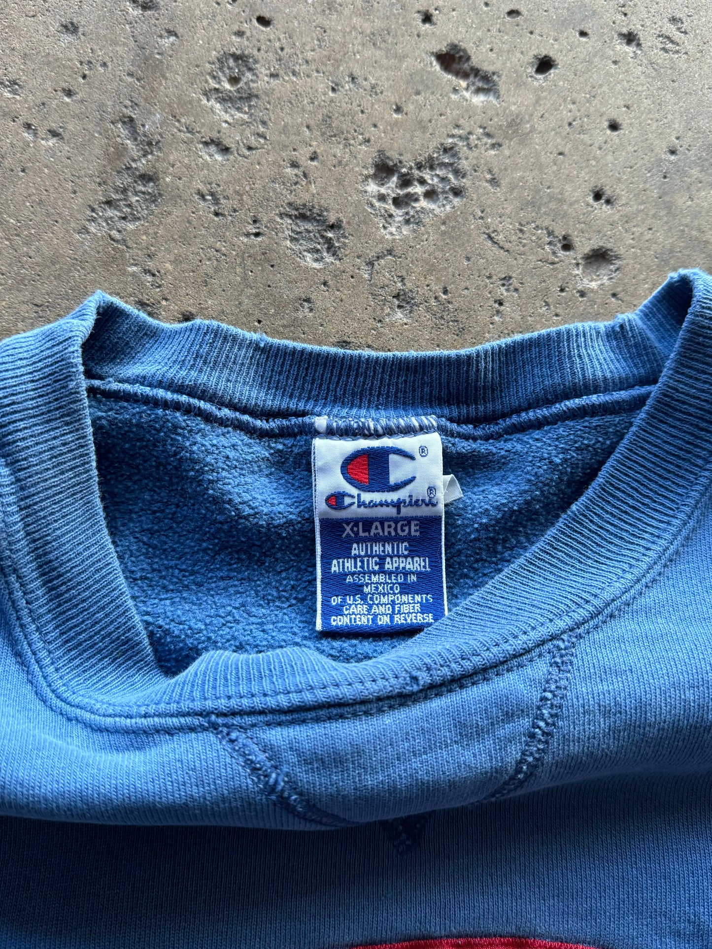 XL - 90s Faded & Thrashed Champion Crewneck