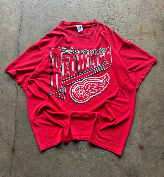 XXL - Vintage Detroit Red Wings Logo 7 Tee