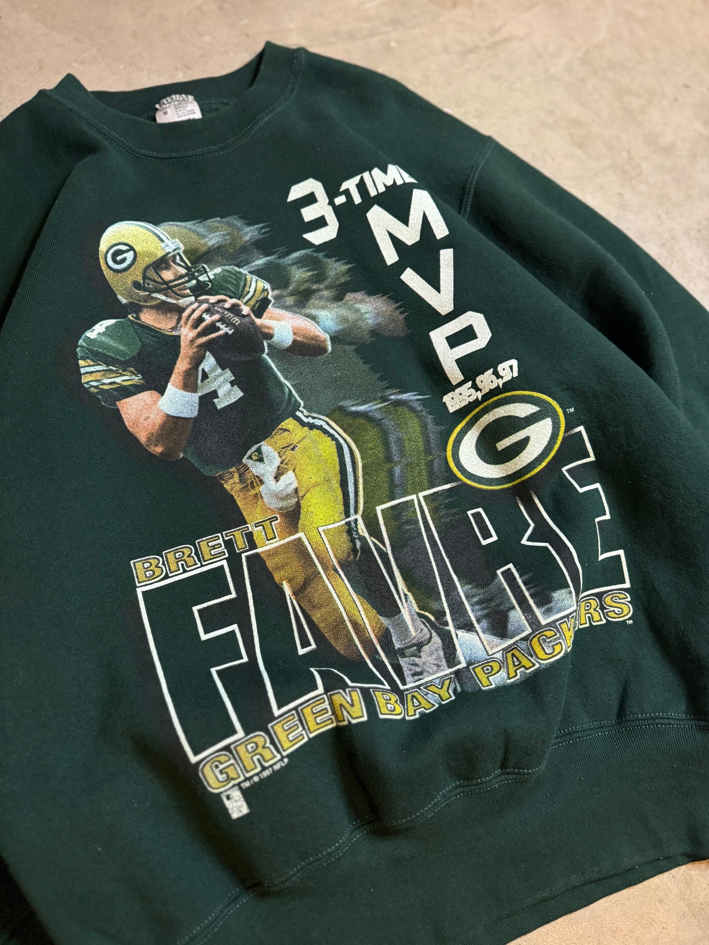 M - Vintage Brett Favre Vintage Crewneck