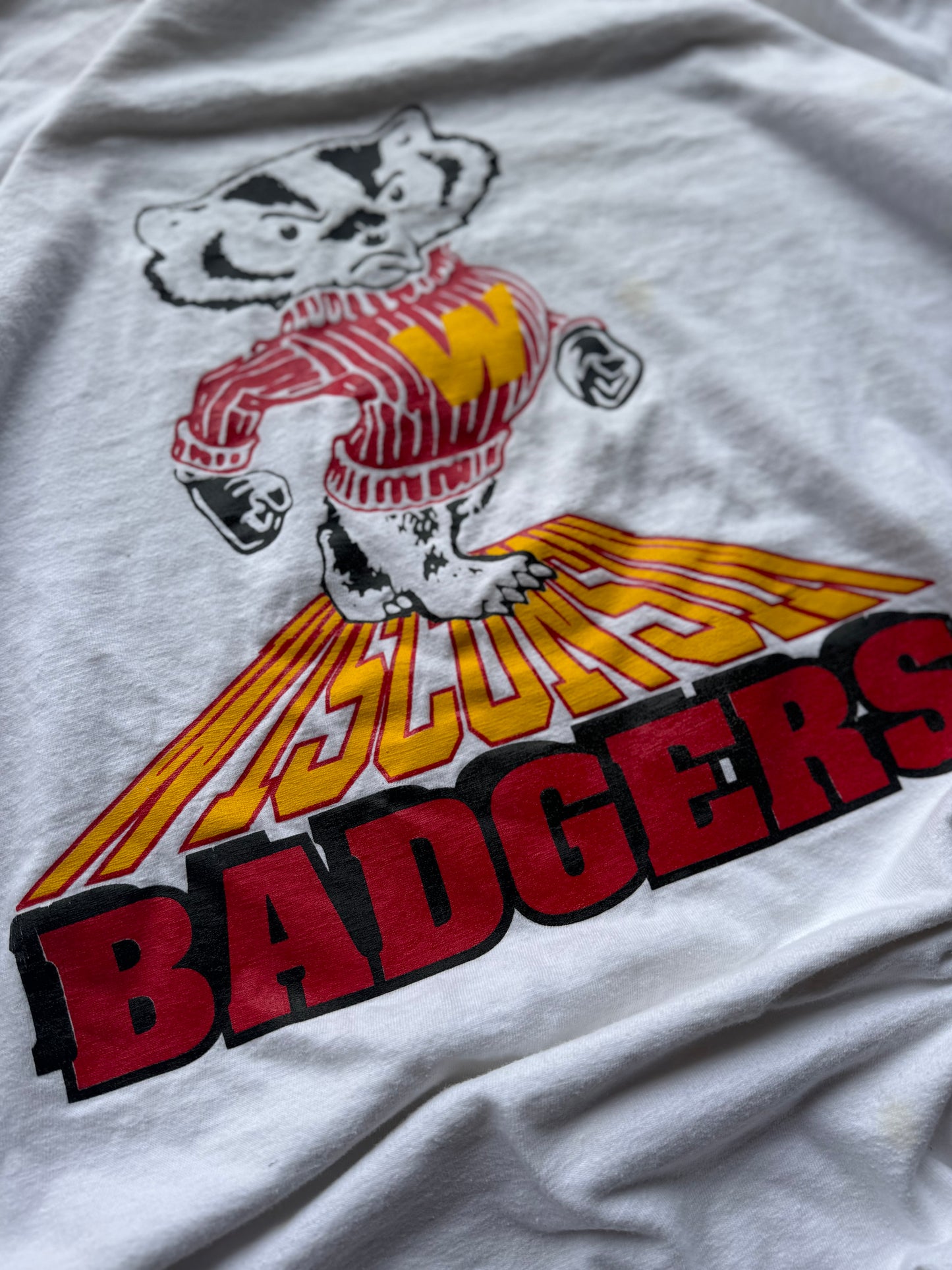 XL - Vintage Wisconsin Badgers Tee