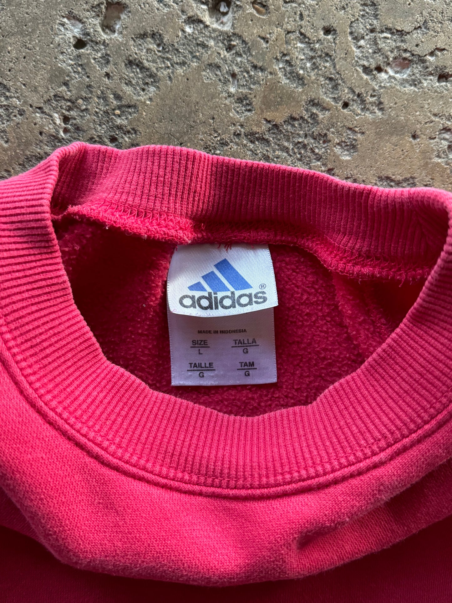 S - Vintage Adidas Center hit Crewneck