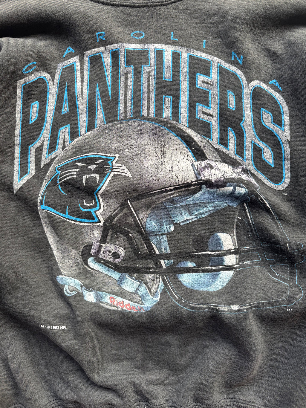 (L) 90s Carolina Panthers Helmet Crewneck