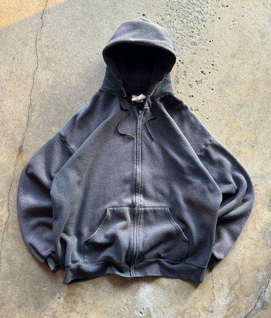 XL - 90s Faded Black Lee Hoodie