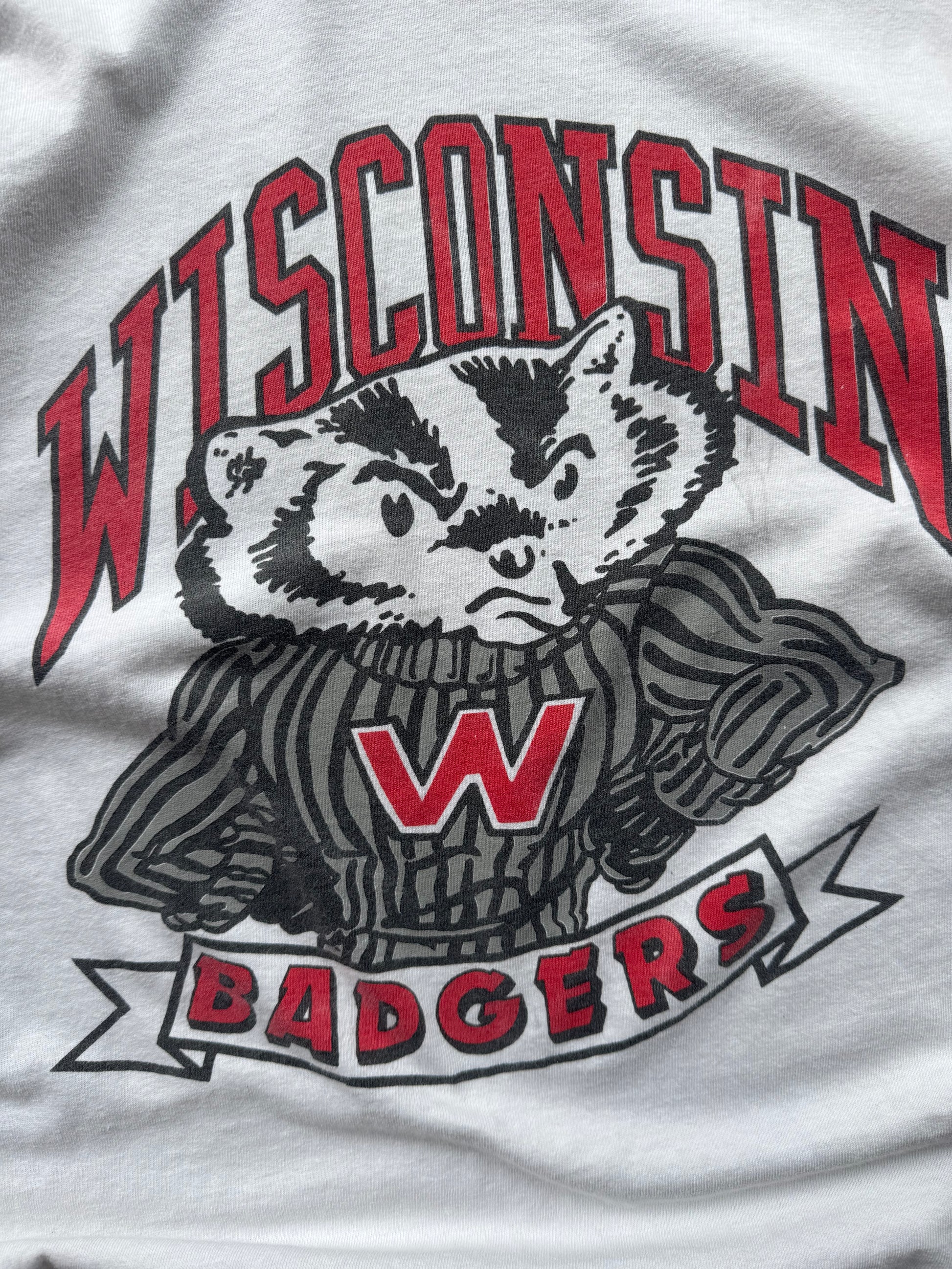 (L) 90s Wisconsin Badgers Bucky Graphic Tee