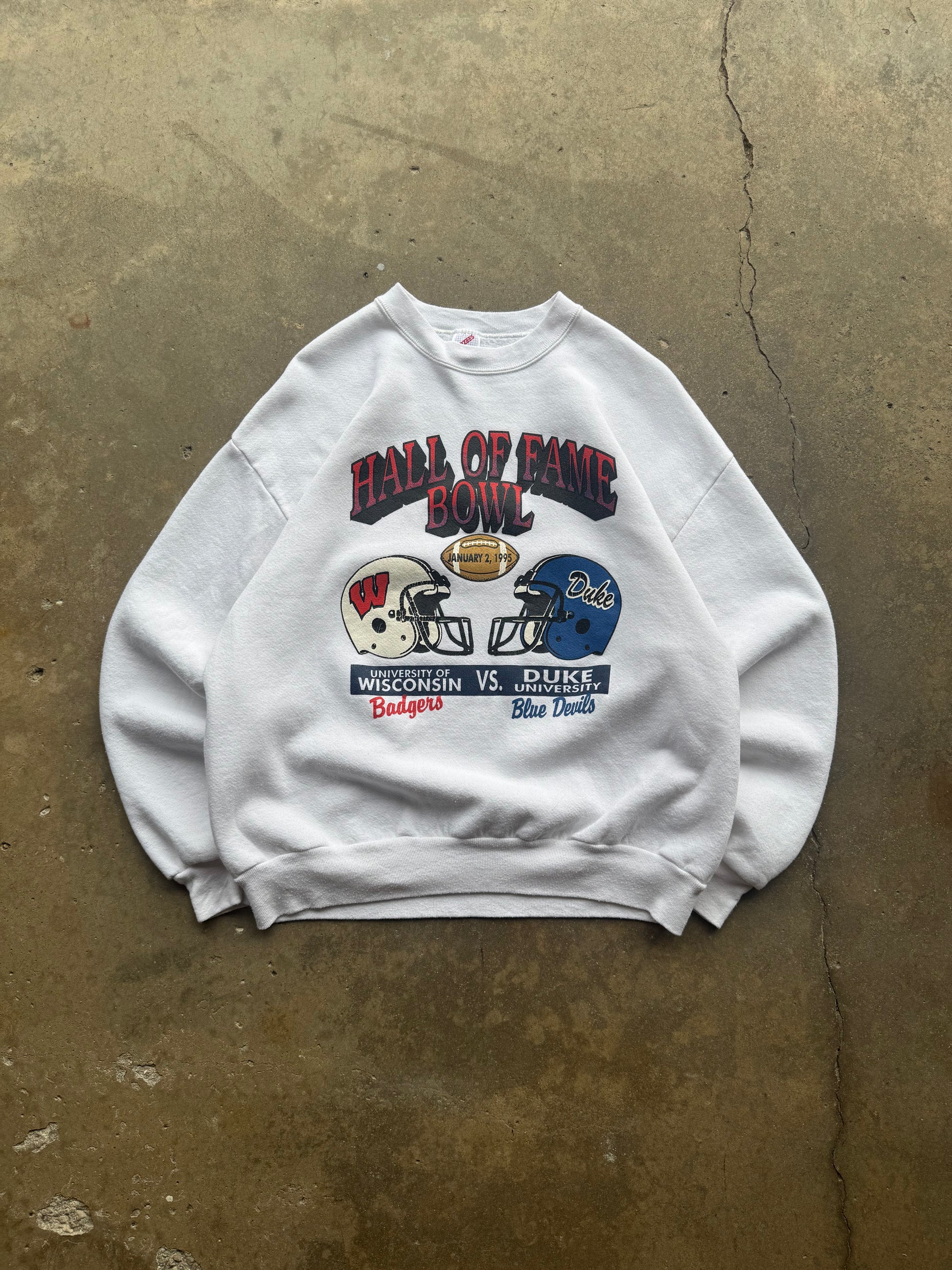 (XL) 90s University of Wisconsin vs Duke Crewneck