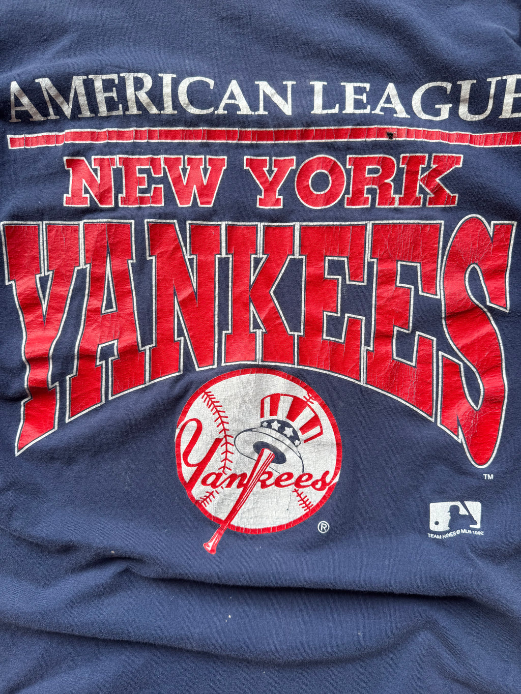 (XL) 90s New York Yankees Logo Tee