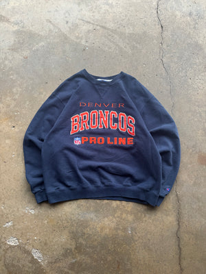 (XL) 90s Denver Broncos Champion Crewneck