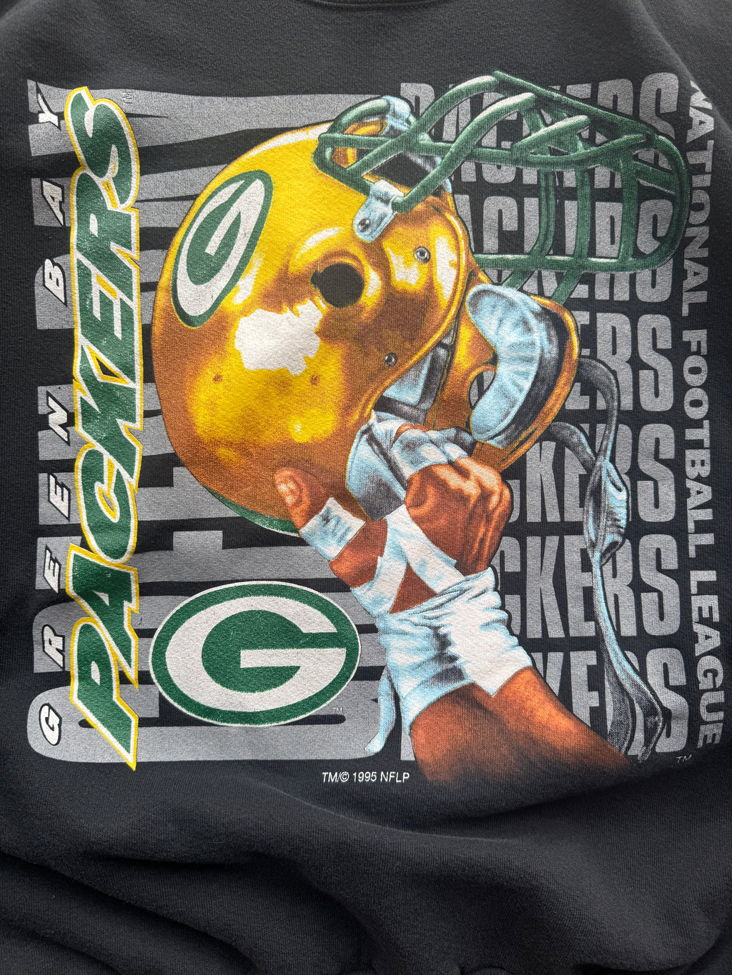 (XL) 90s Green Bay Packers Graphic Crewneck