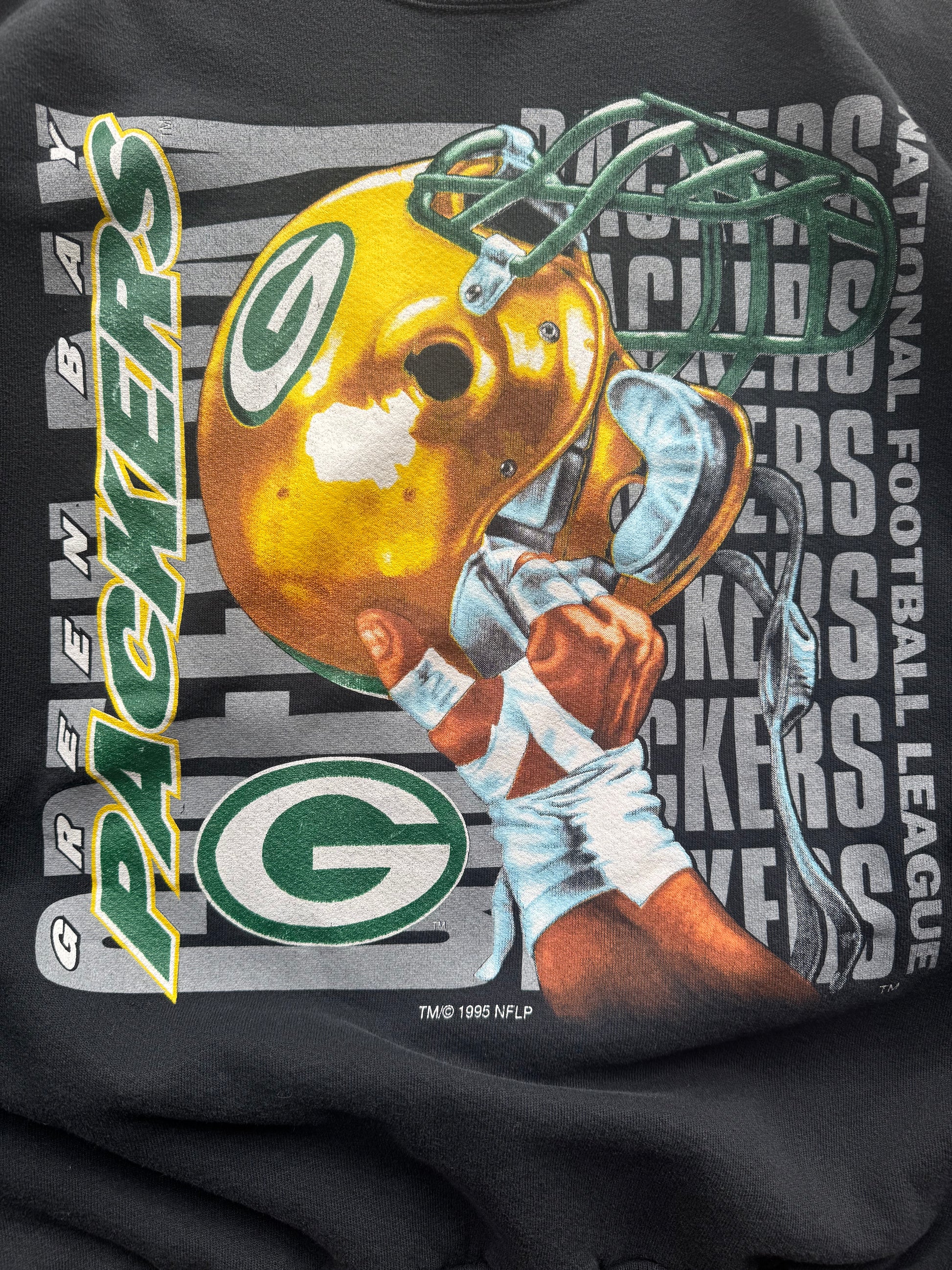 (XL) 90s Green Bay Packers Graphic Crewneck
