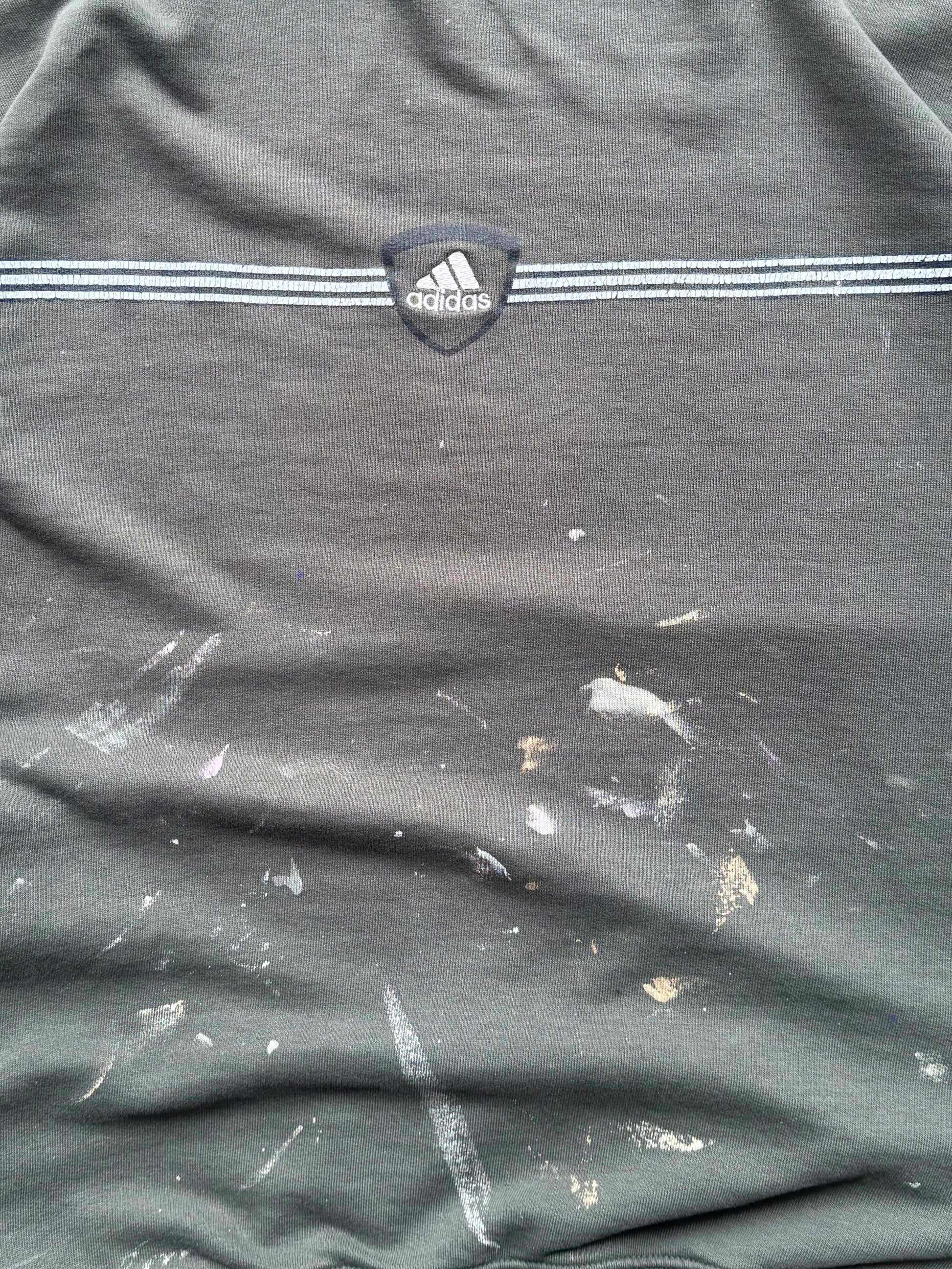 (XL) 90s Adidas Paint Splatter Crewneck