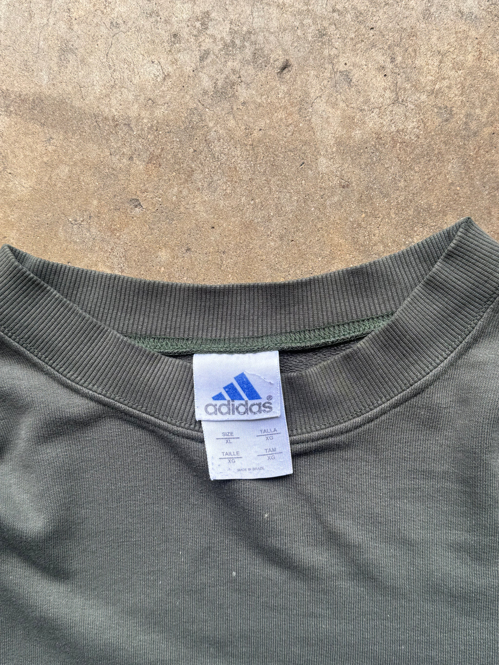 (XL) 90s Adidas Paint Splatter Crewneck