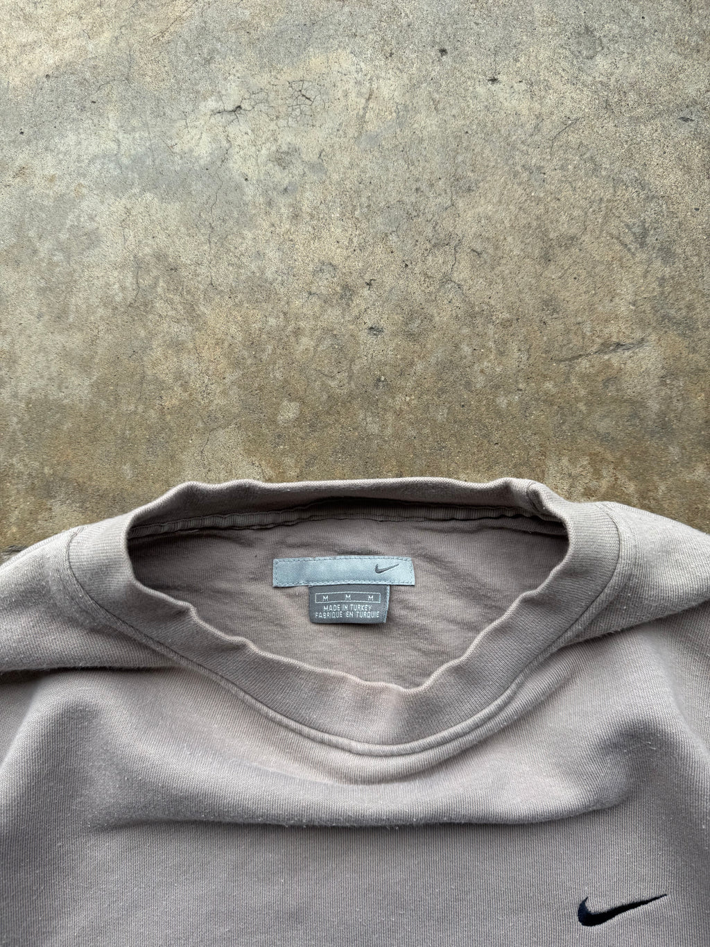 (M) 00s Nike Taupe Crewneck