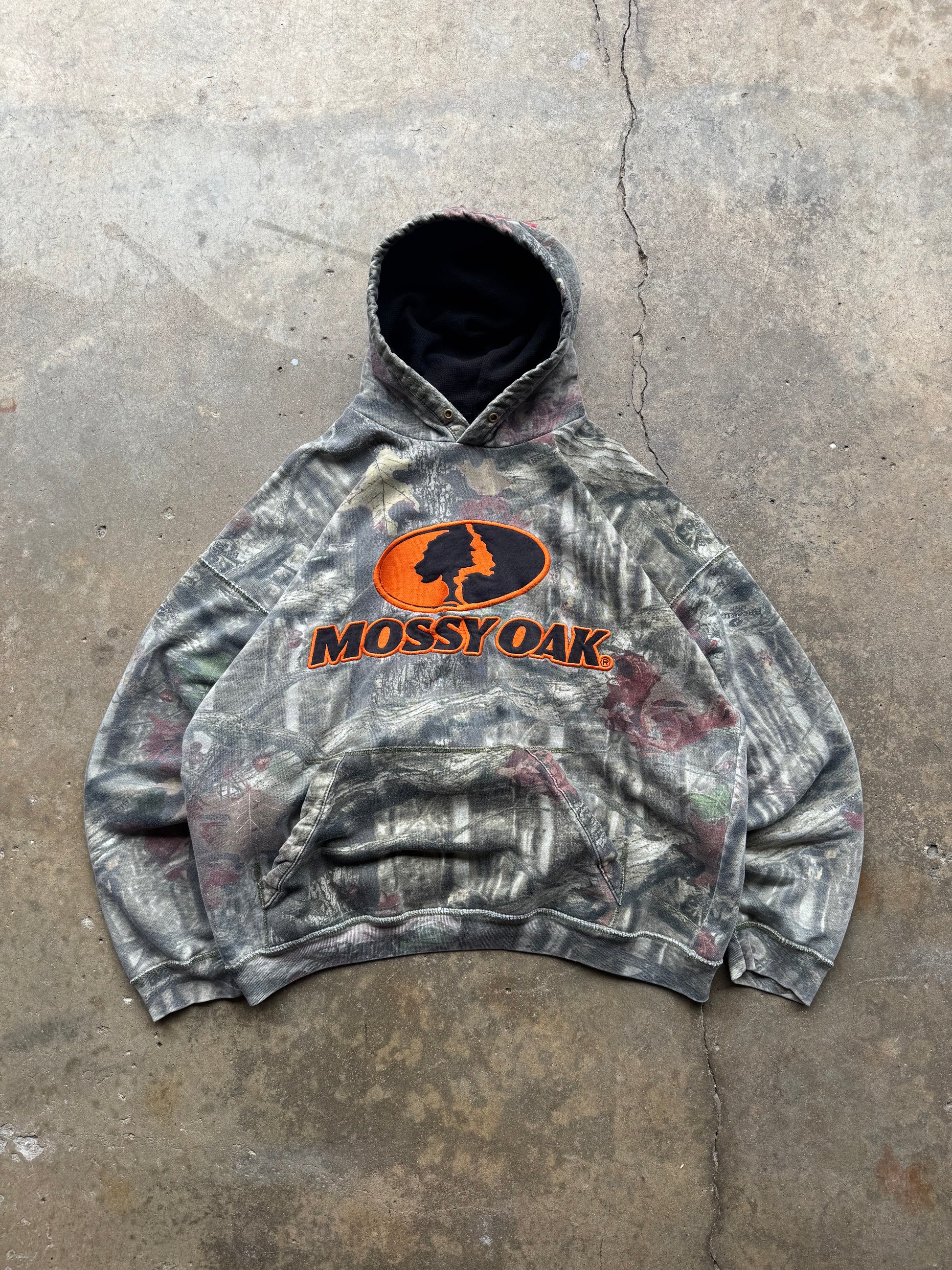 (L) 00s Camo Mossy Oak Hoodie