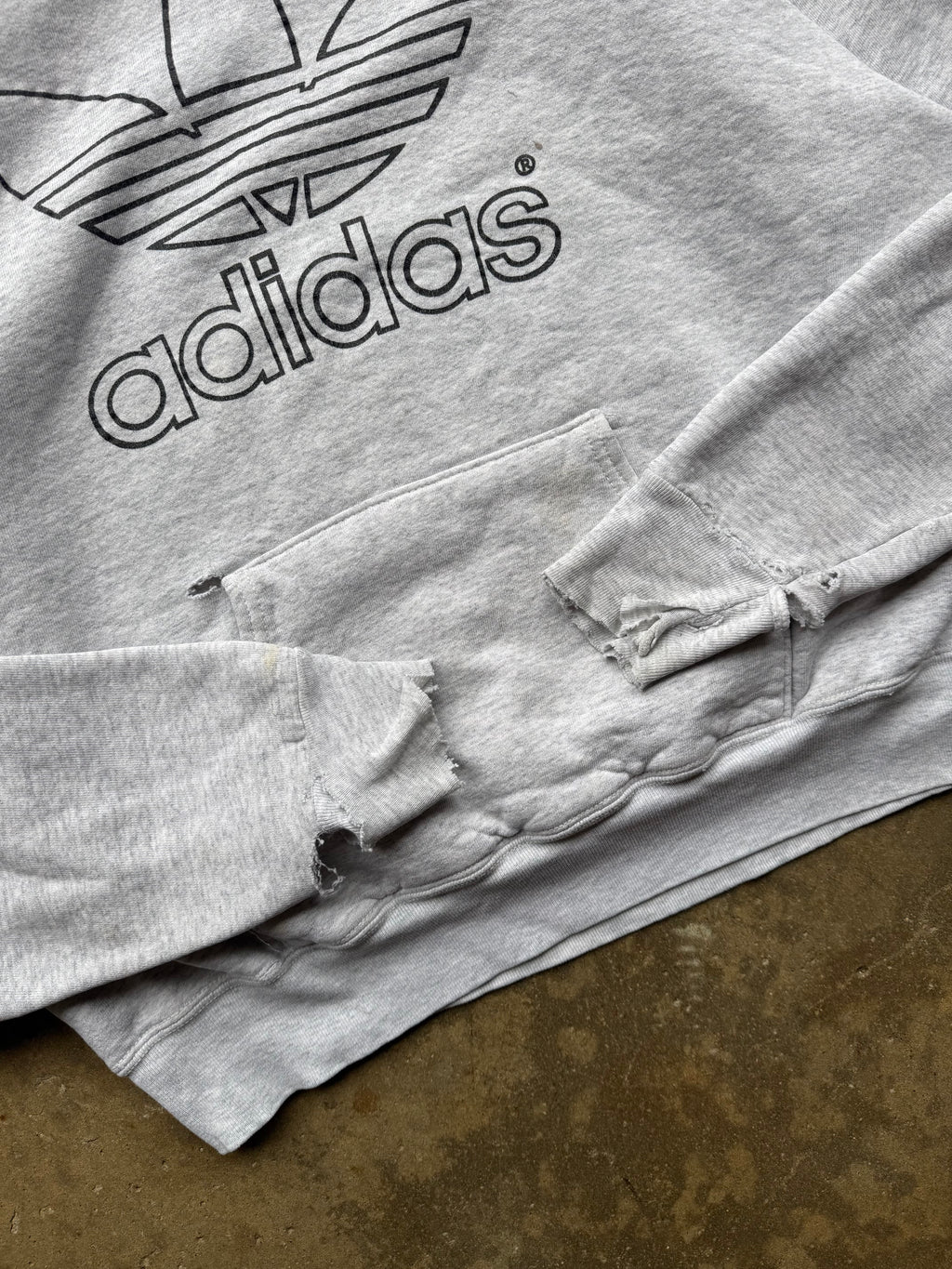 (XL) 90s Thrashed Adidas Crewneck