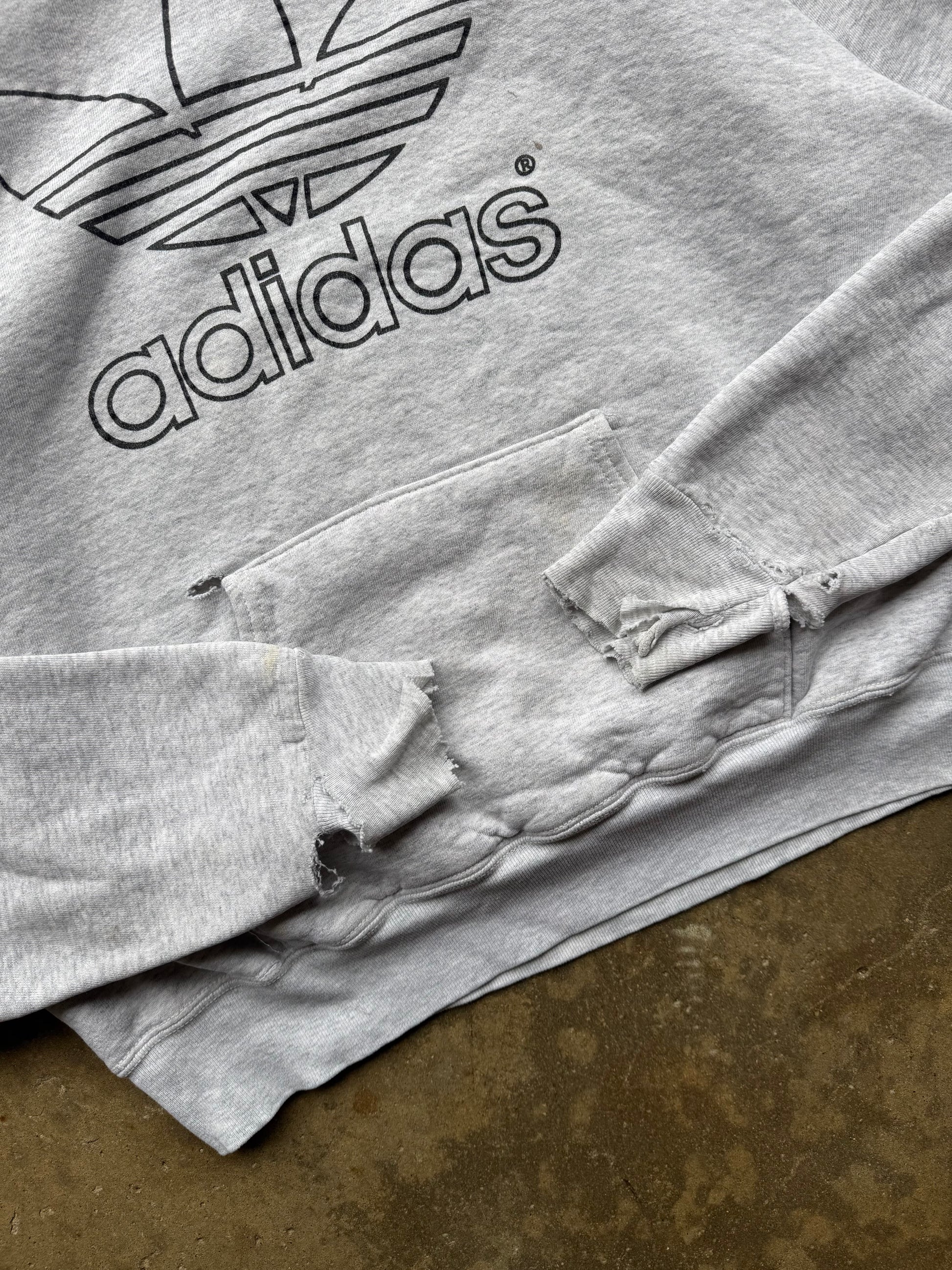 (XL) 90s Thrashed Adidas Crewneck