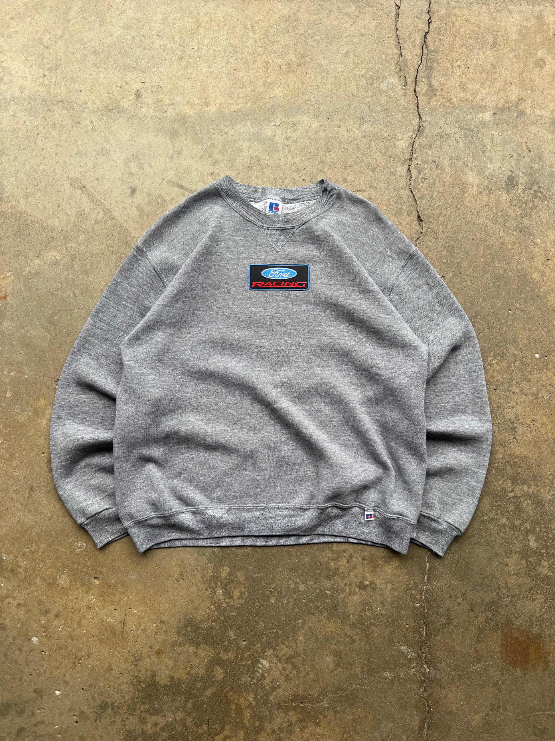 (L) 90s Russell Ford Racing Crewneck