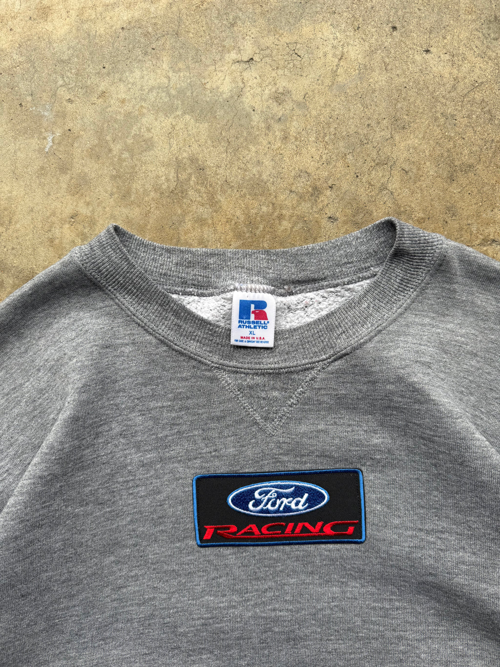 (L) 90s Russell Ford Racing Crewneck