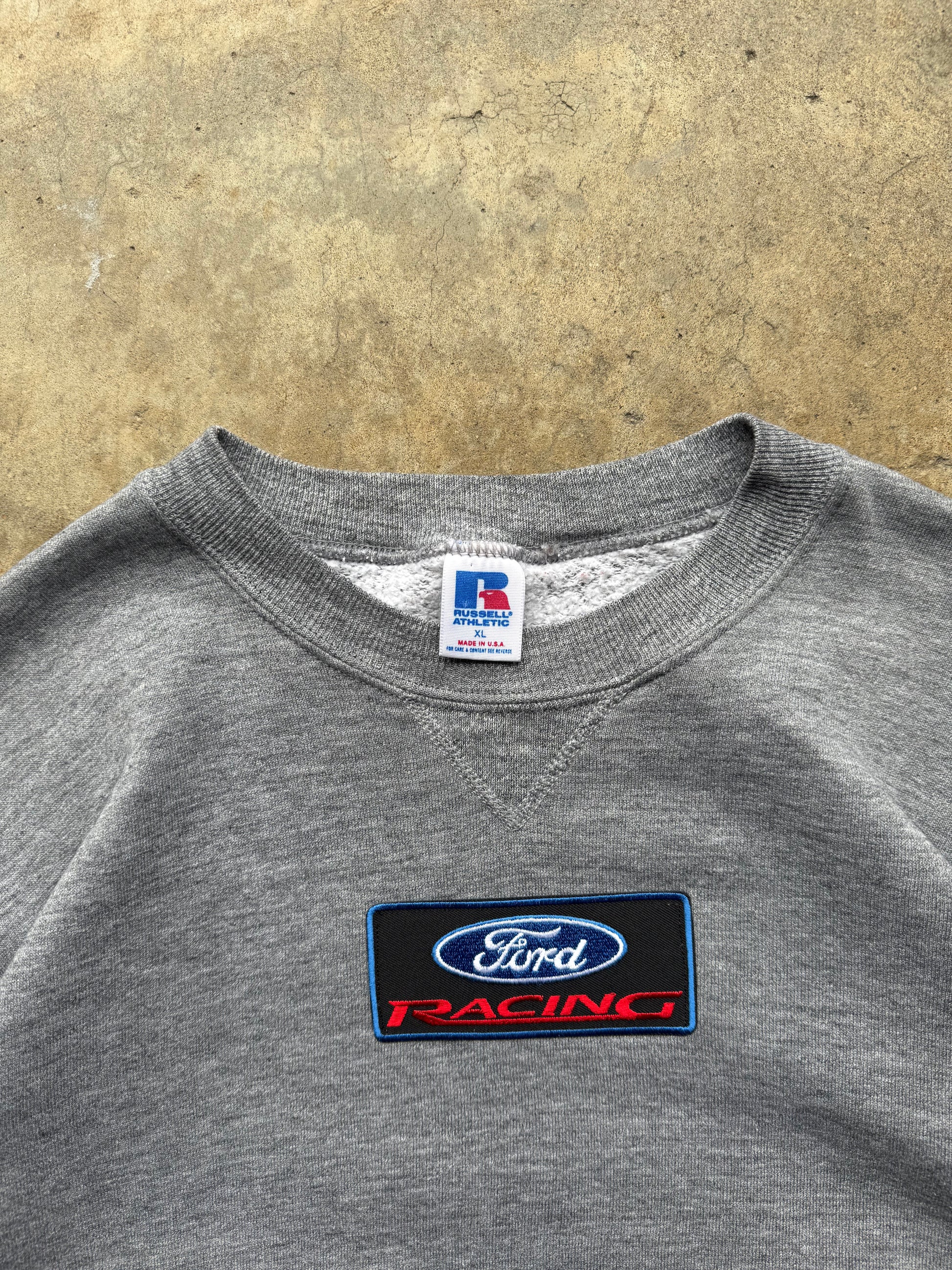 (L) 90s Russell Ford Racing Crewneck