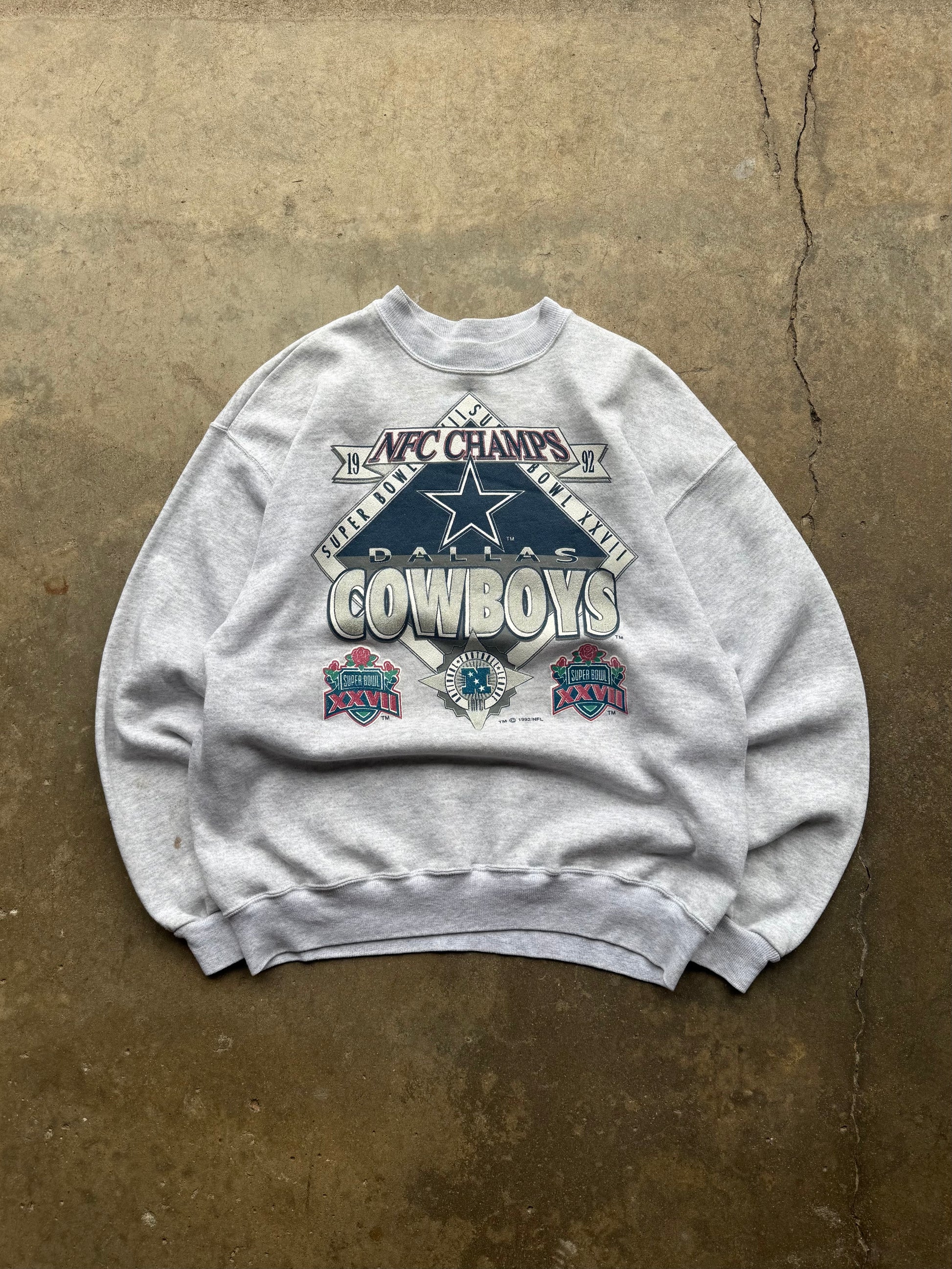 (XL) 90s Dallas Cowboys NFC Champs Crewneck