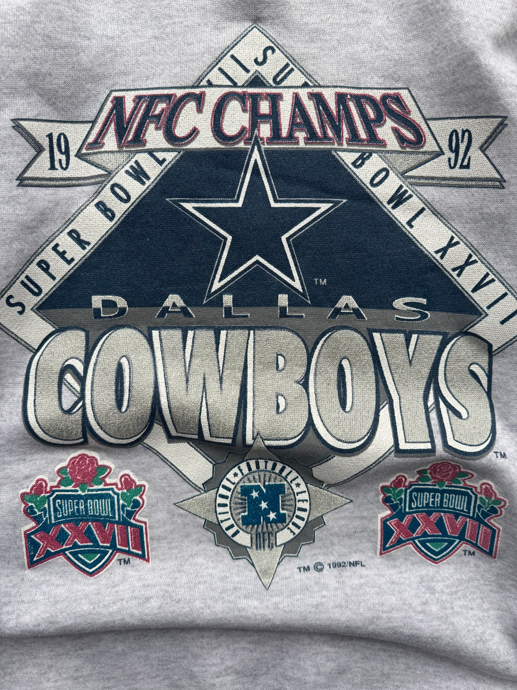 (XL) 90s Dallas Cowboys NFC Champs Crewneck