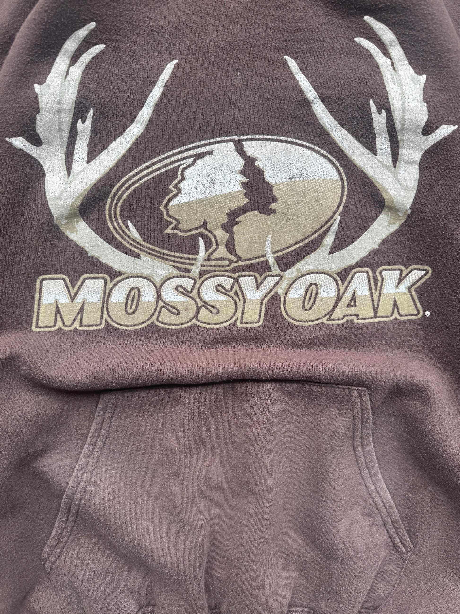 (XL) 00s Mocha Mossy Oak Crewneck