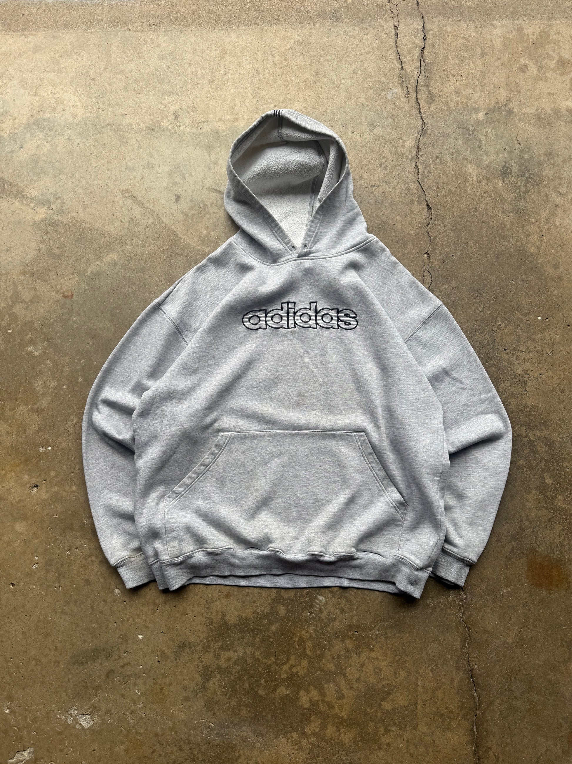 (XL) 00s Adidas Logo Hoodie