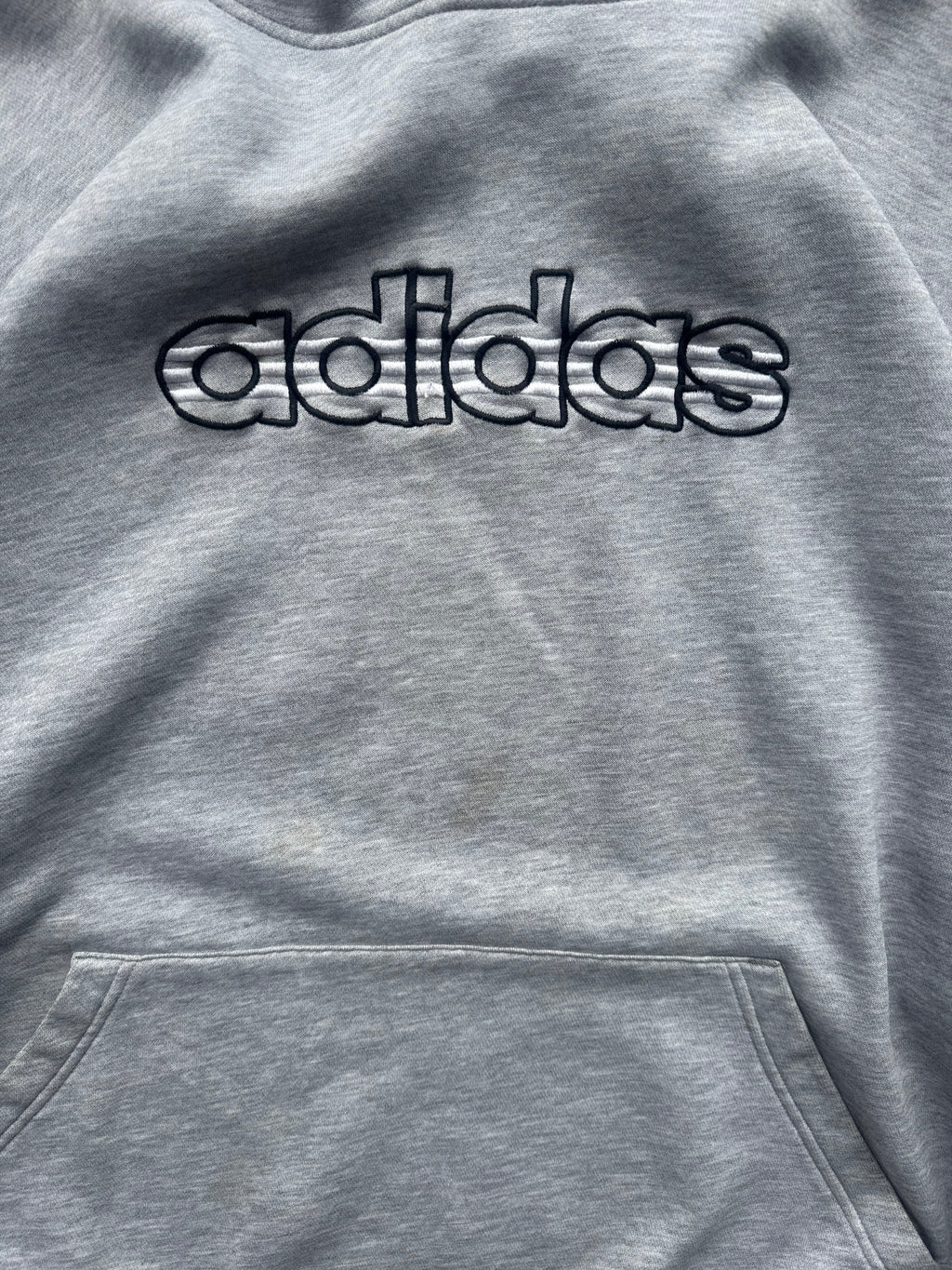 (XL) 00s Adidas Logo Hoodie