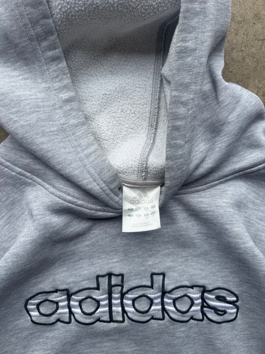 (XL) 00s Adidas Logo Hoodie