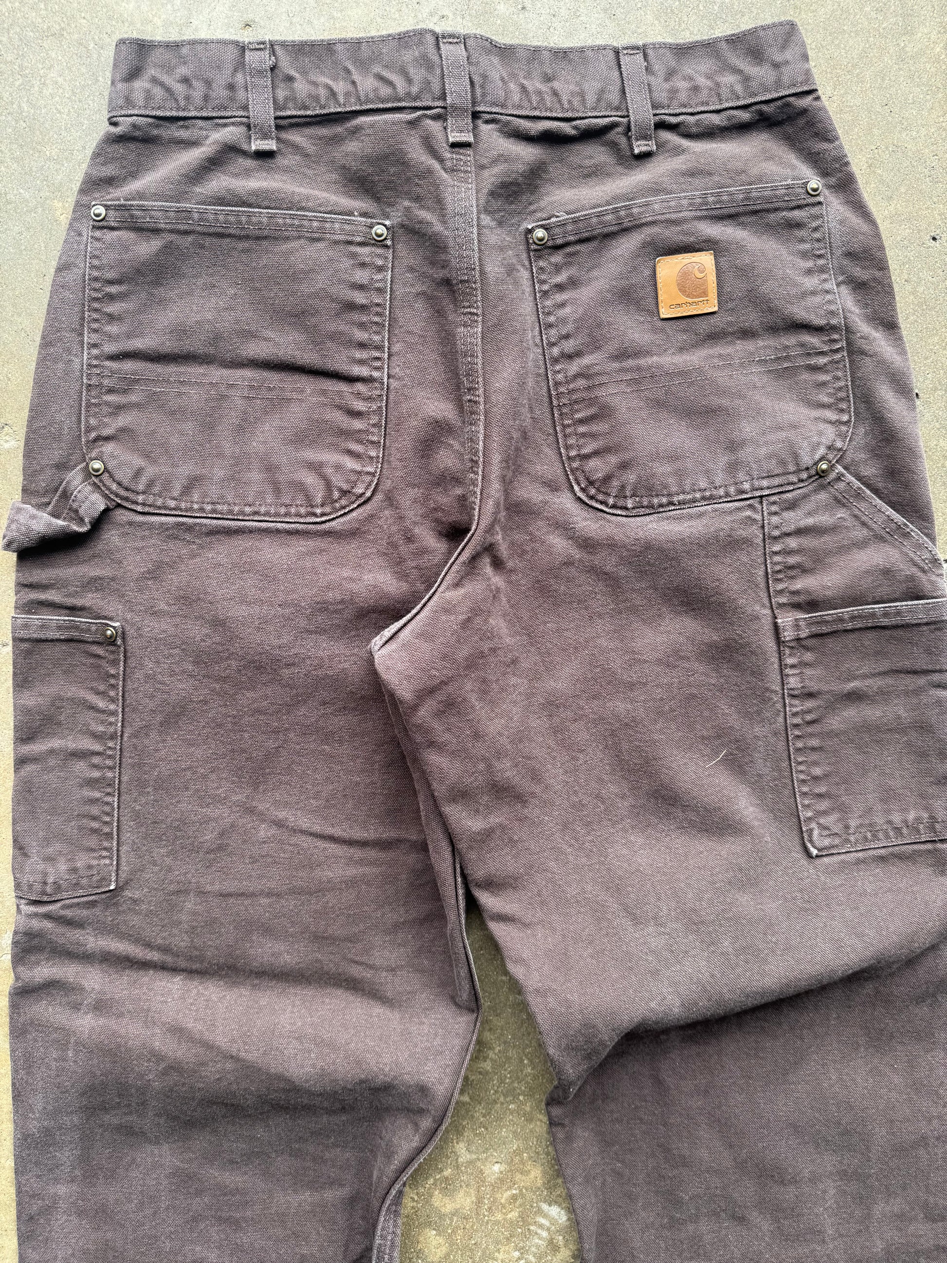 (32) 00s Mocha Carhartt Double Knee Pants