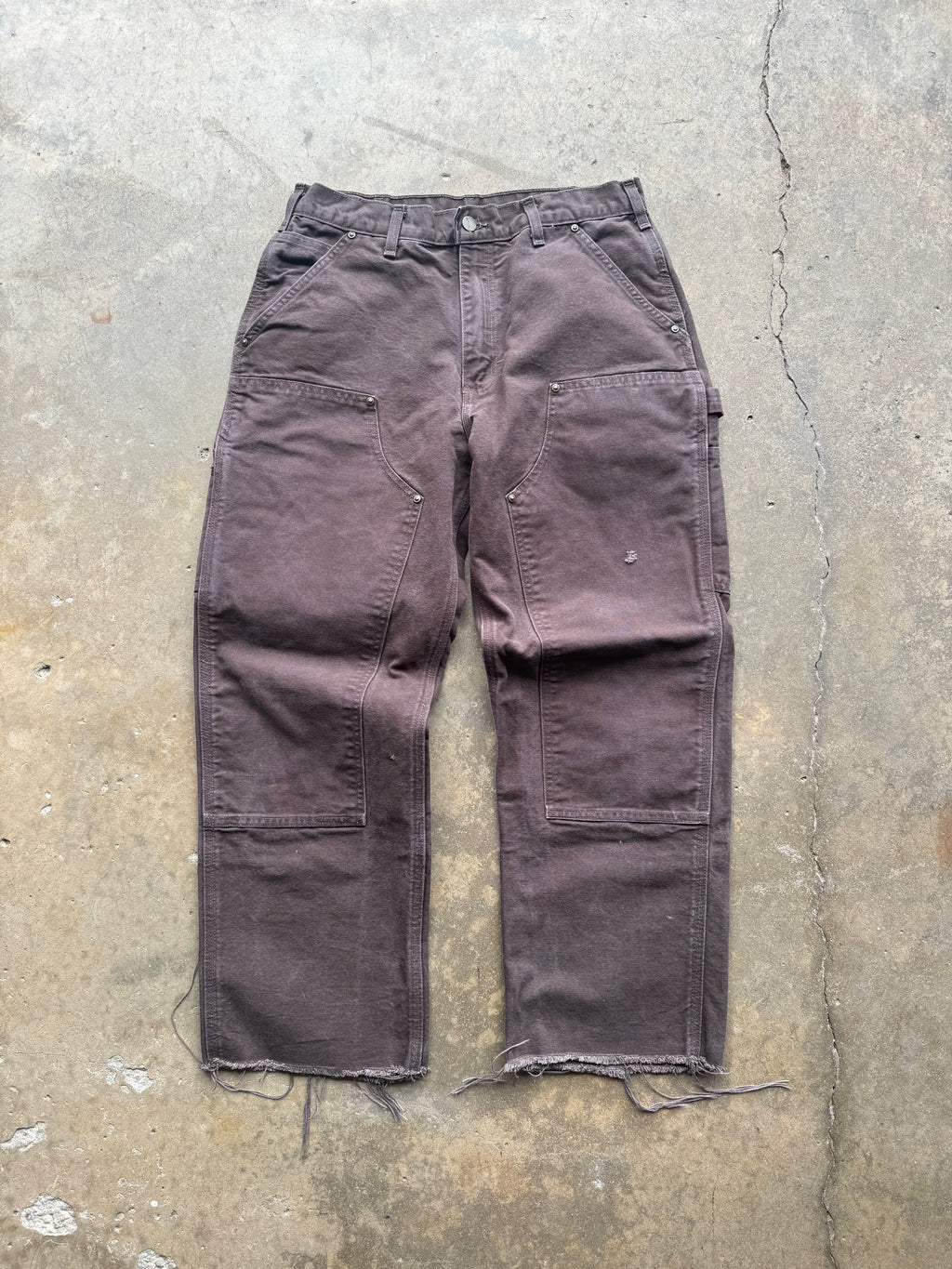(32) 00s Mocha Carhartt Double Knee Pants