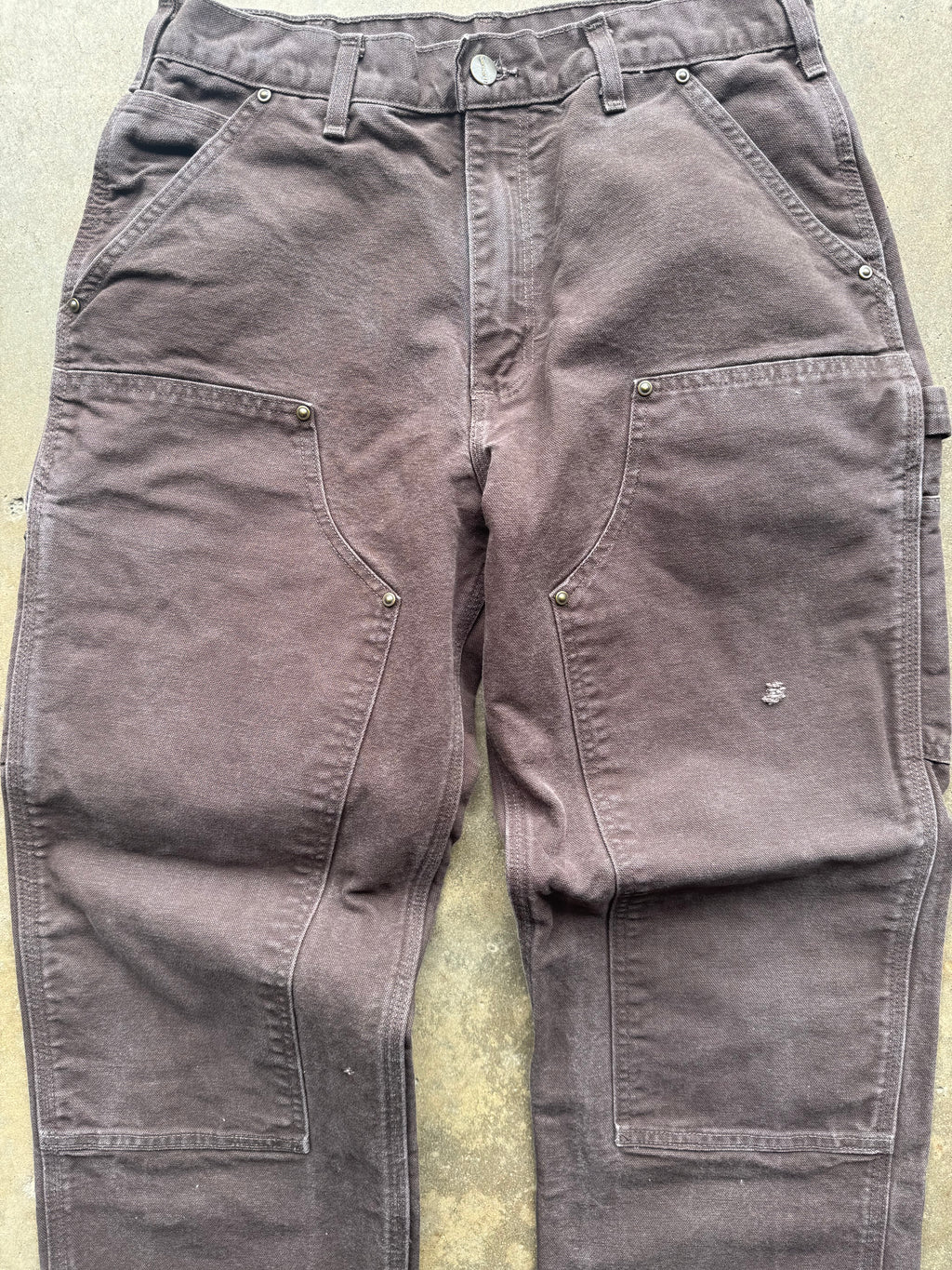 (32) 00s Mocha Carhartt Double Knee Pants