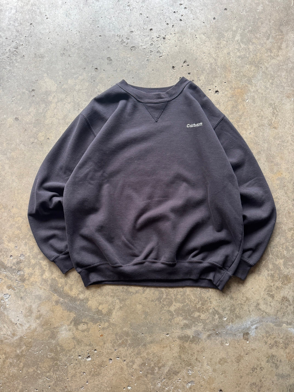 (XL) 90s Black Carhartt Crewneck