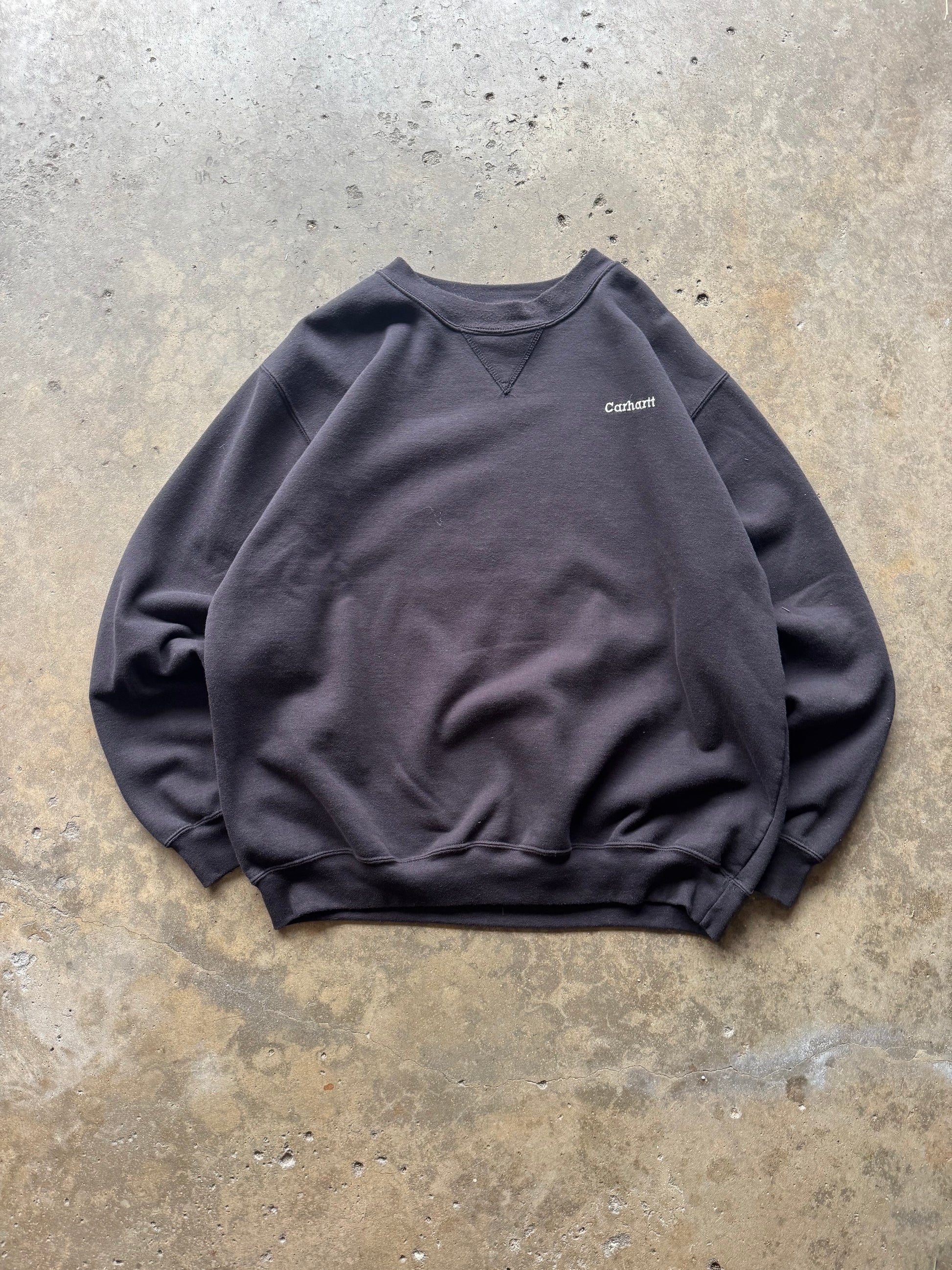 (XL) 90s Black Carhartt Crewneck