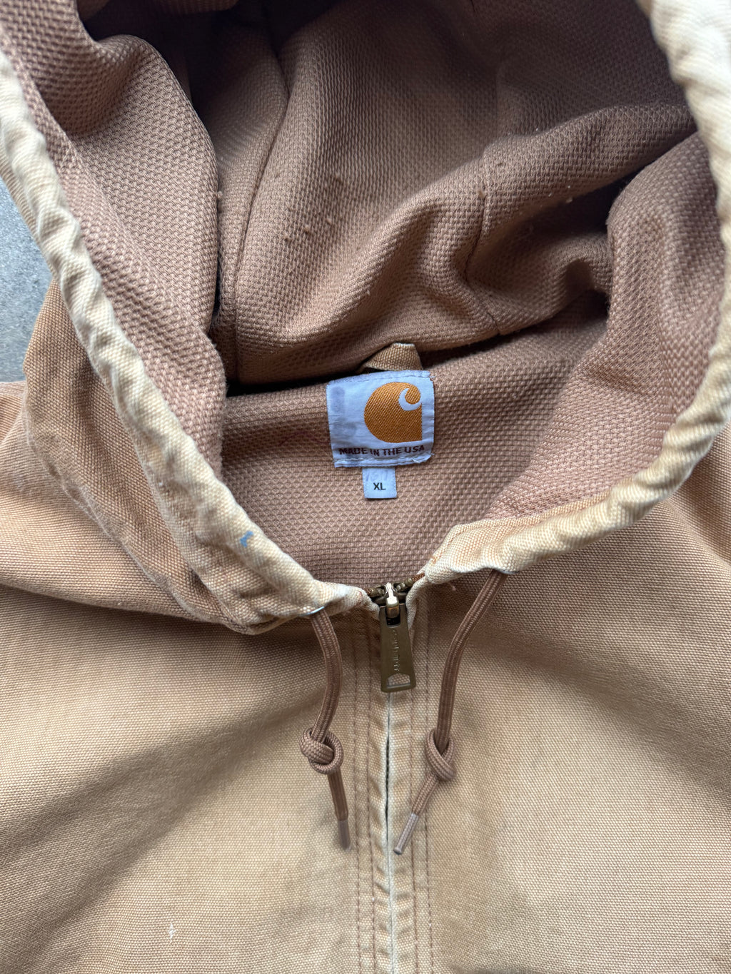 (XL) 00s Carhartt hooded Jacket