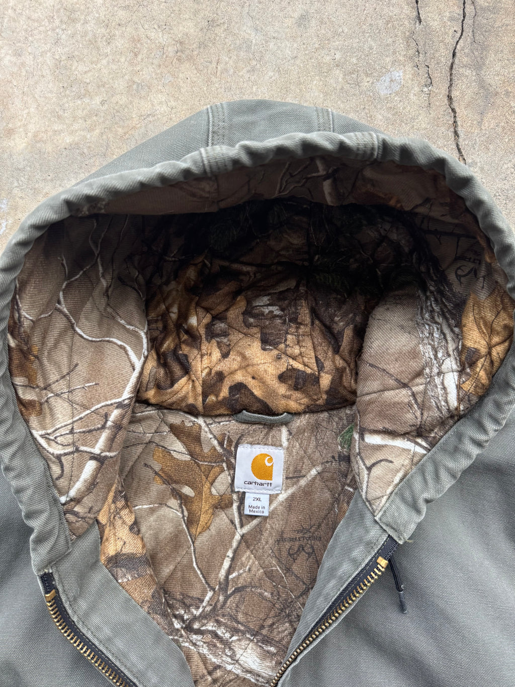 (XXL) 00s Olive Carhartt Jacket