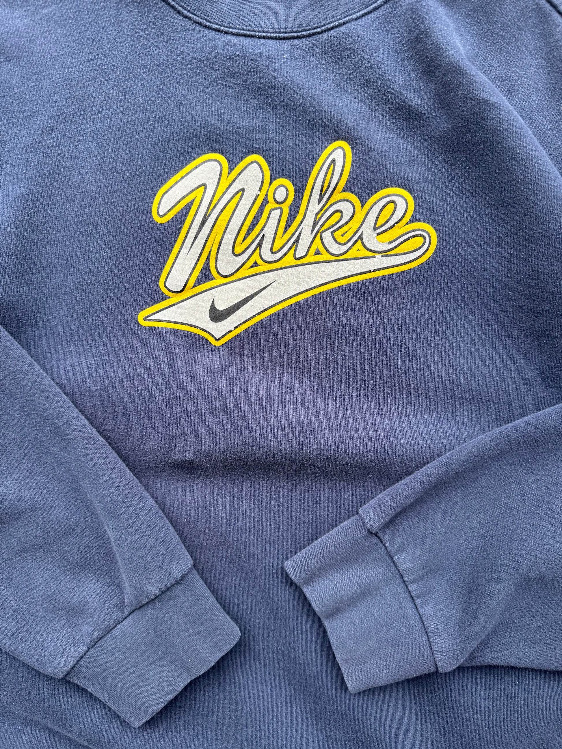 (XL) 00s Navy Nike Graphic Crewneck