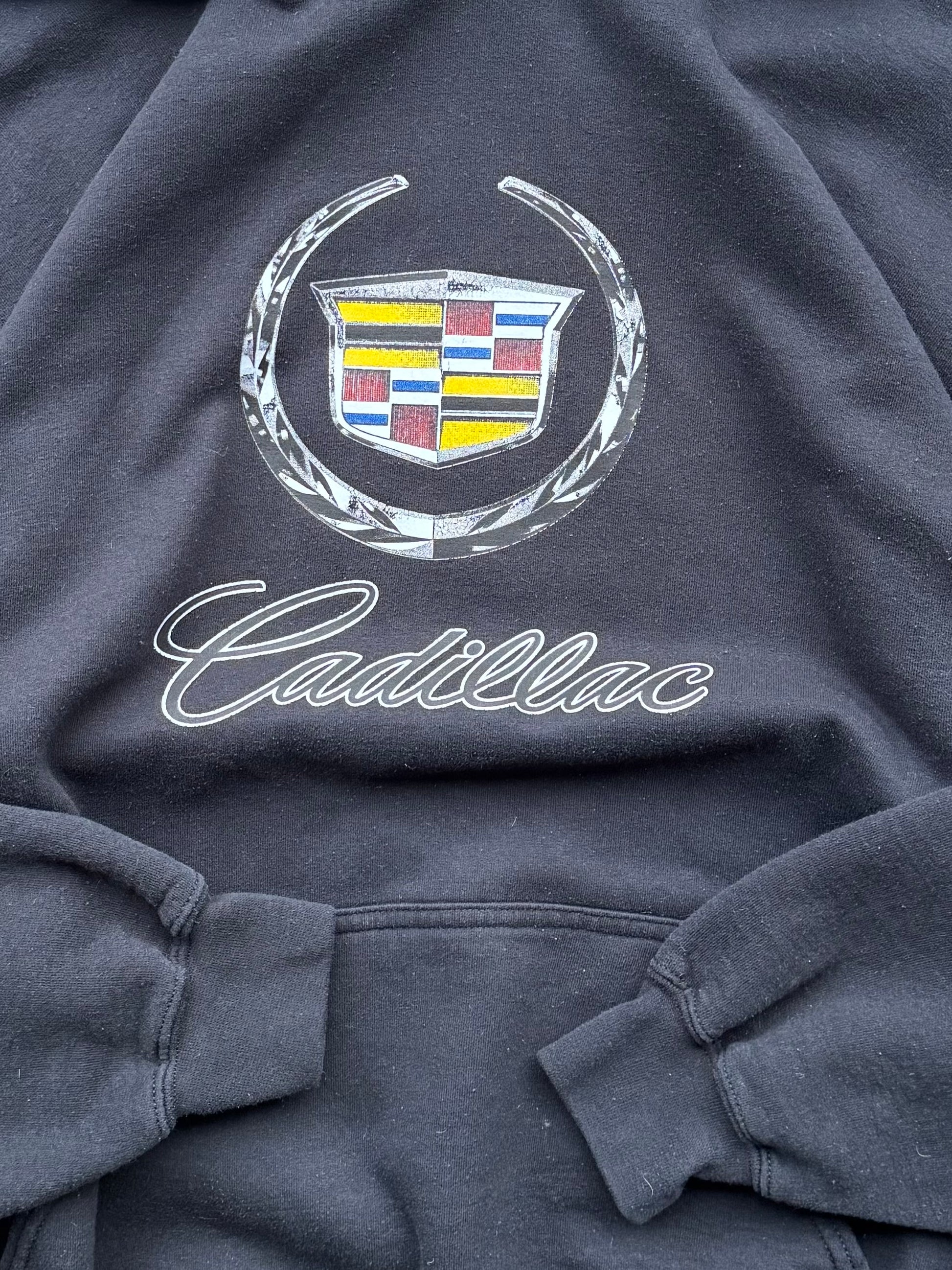 (XL) 00s Cadillac Logo Hoodie
