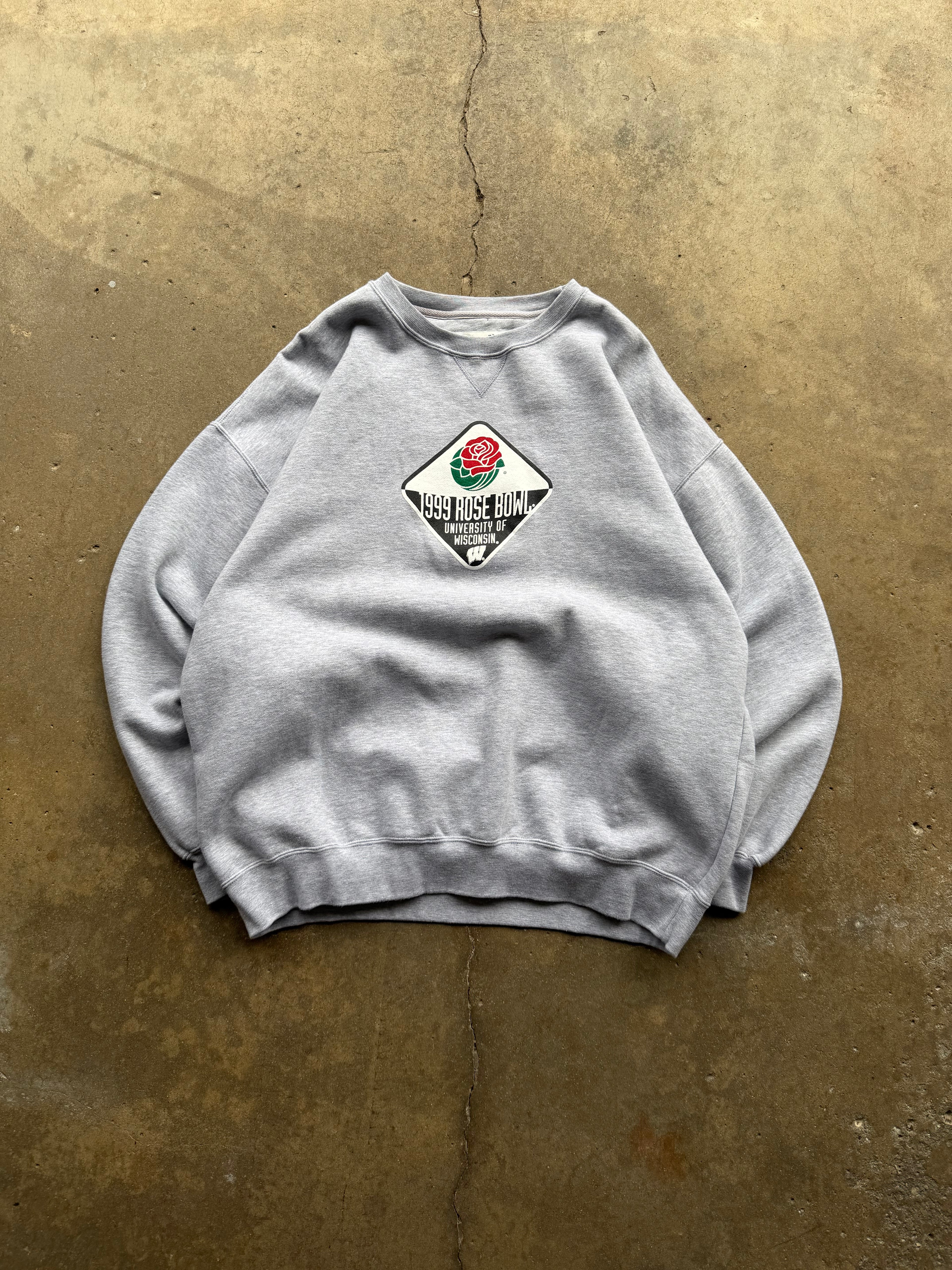 (XXL) 90s Wisconsin Badgers Rose Bowl Crewneck