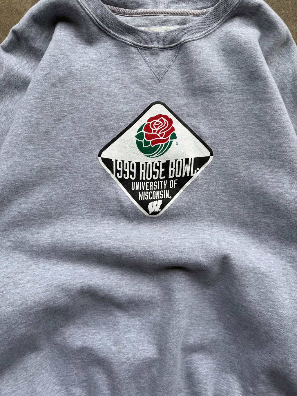 (XXL) 90s Wisconsin Badgers Rose Bowl Crewneck