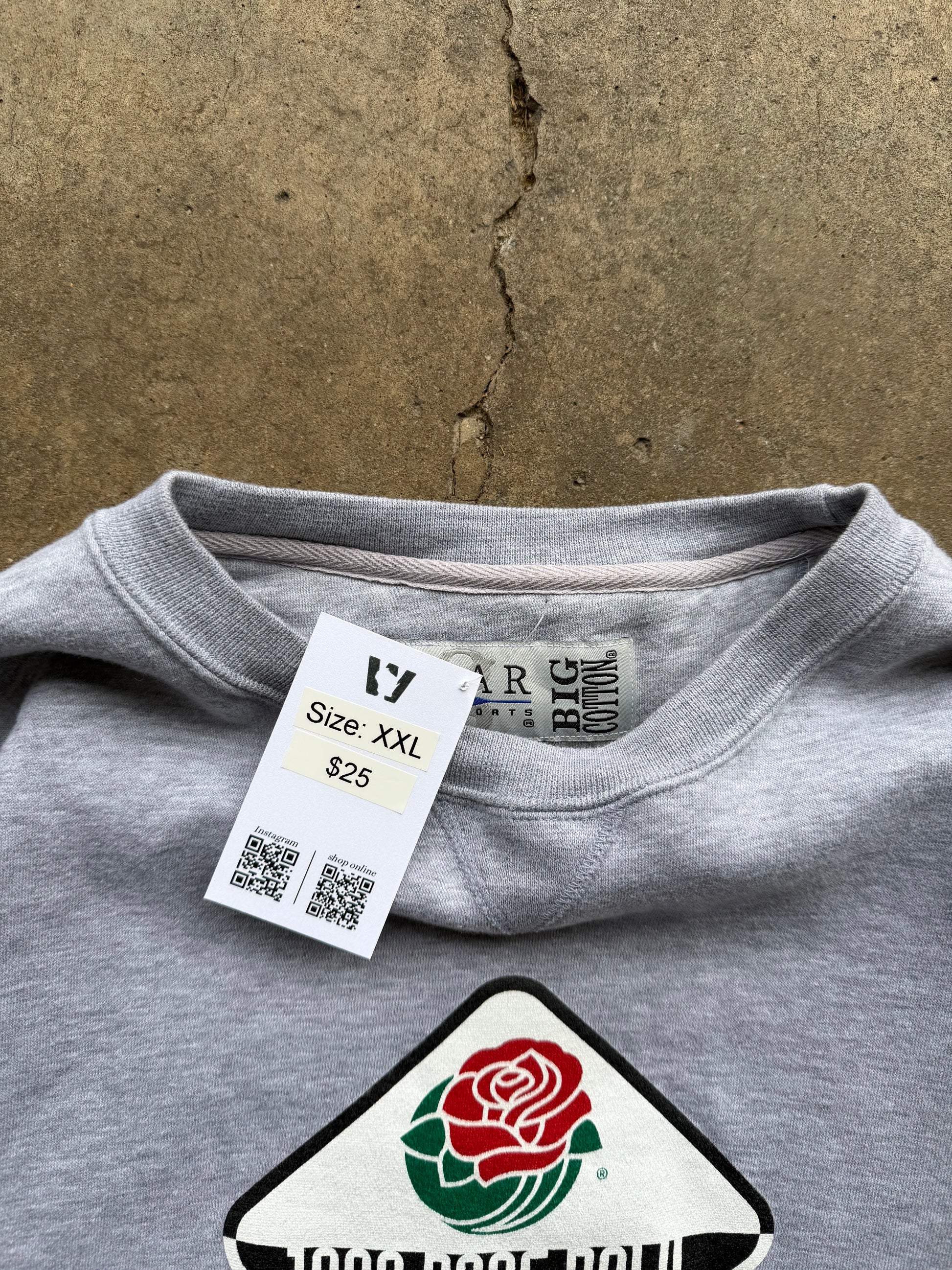 (XXL) 90s Wisconsin Badgers Rose Bowl Crewneck