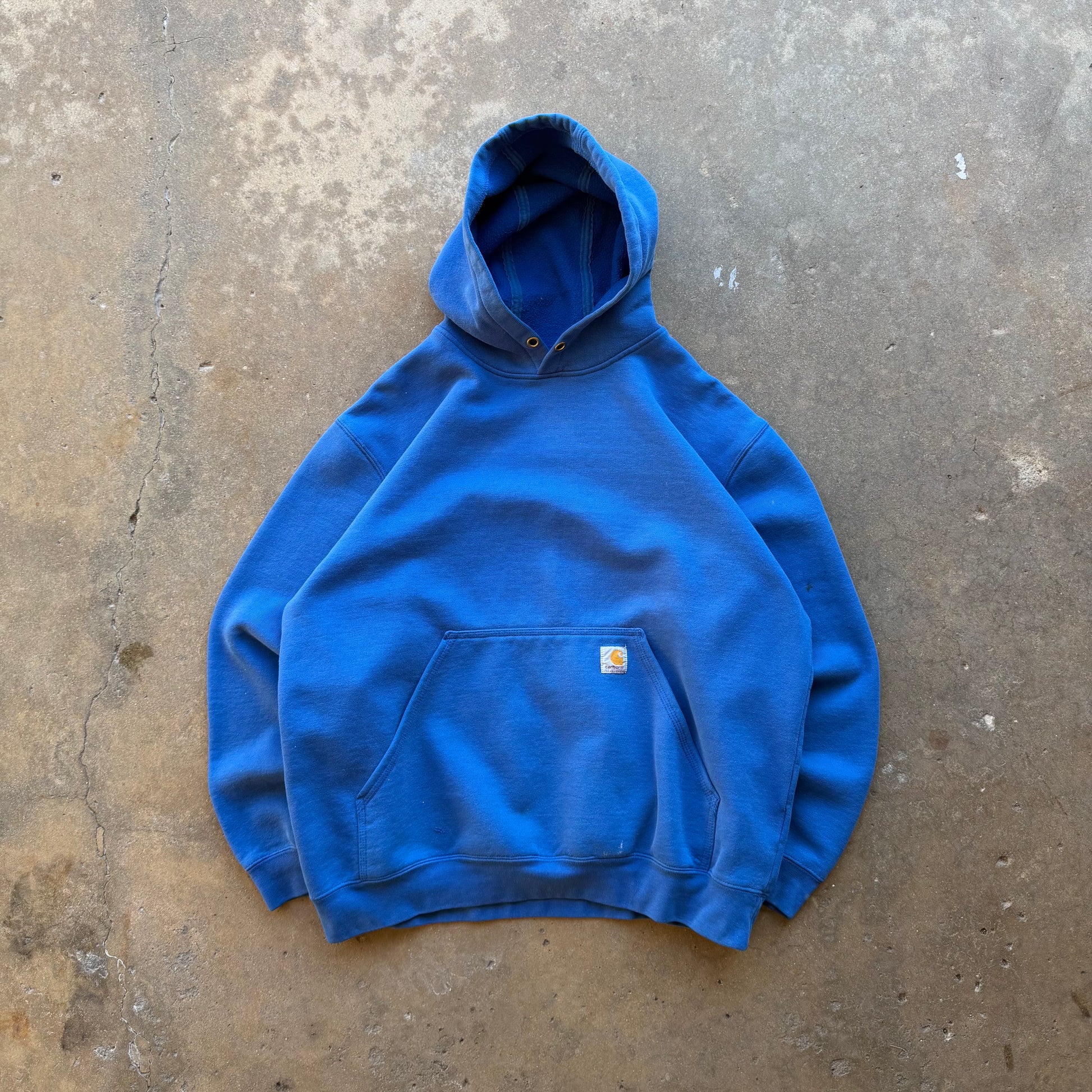 (L) 00s Faded Blue Carhartt Hoodie